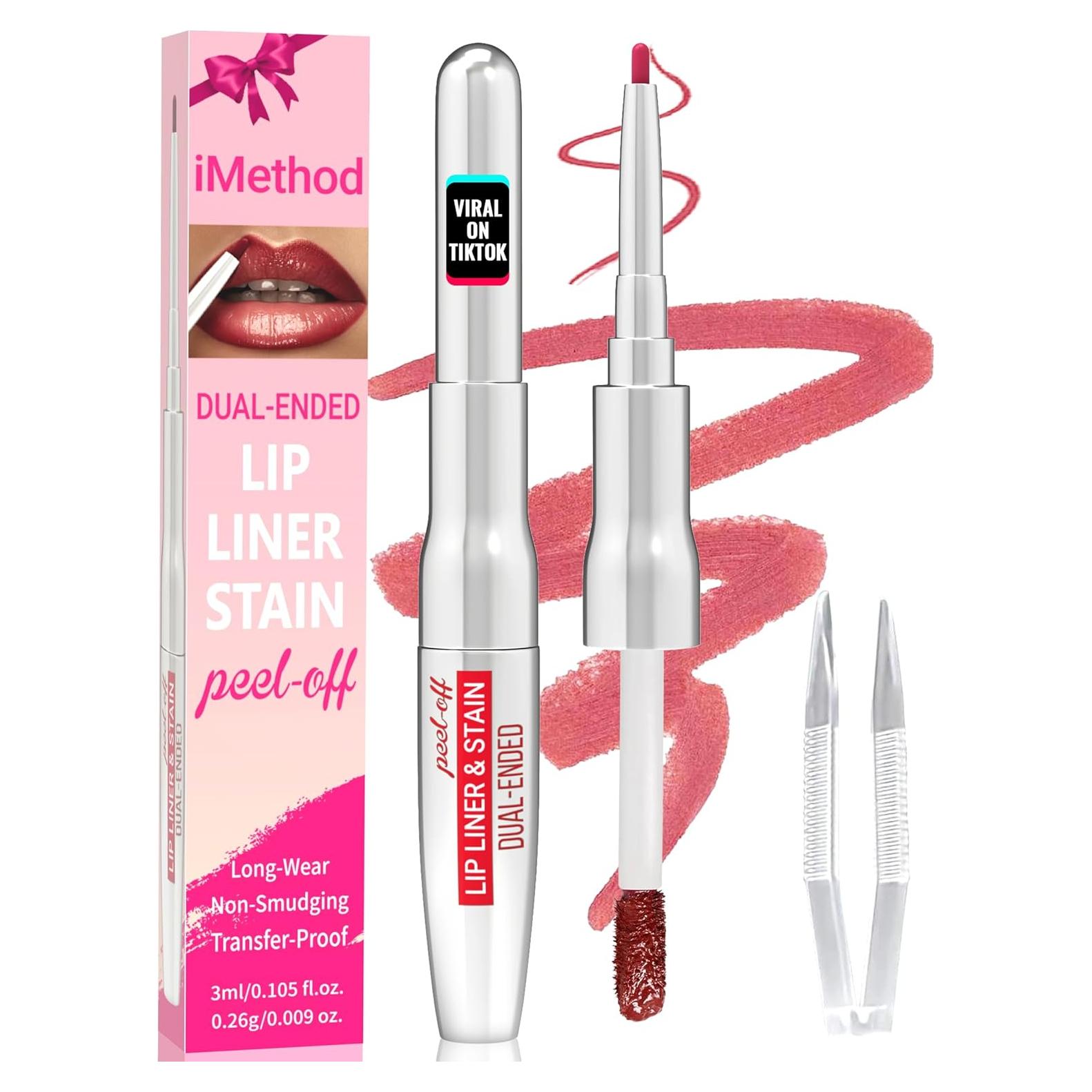 Tinte de Labios iMethod Rosa Nude 2-en-1 Larga Duración