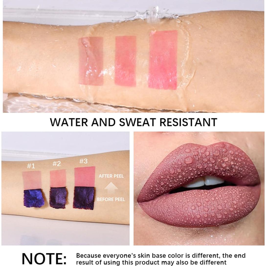 Juego de 3 Tintes de Labios Peel Off Pakivs - Larga Duración