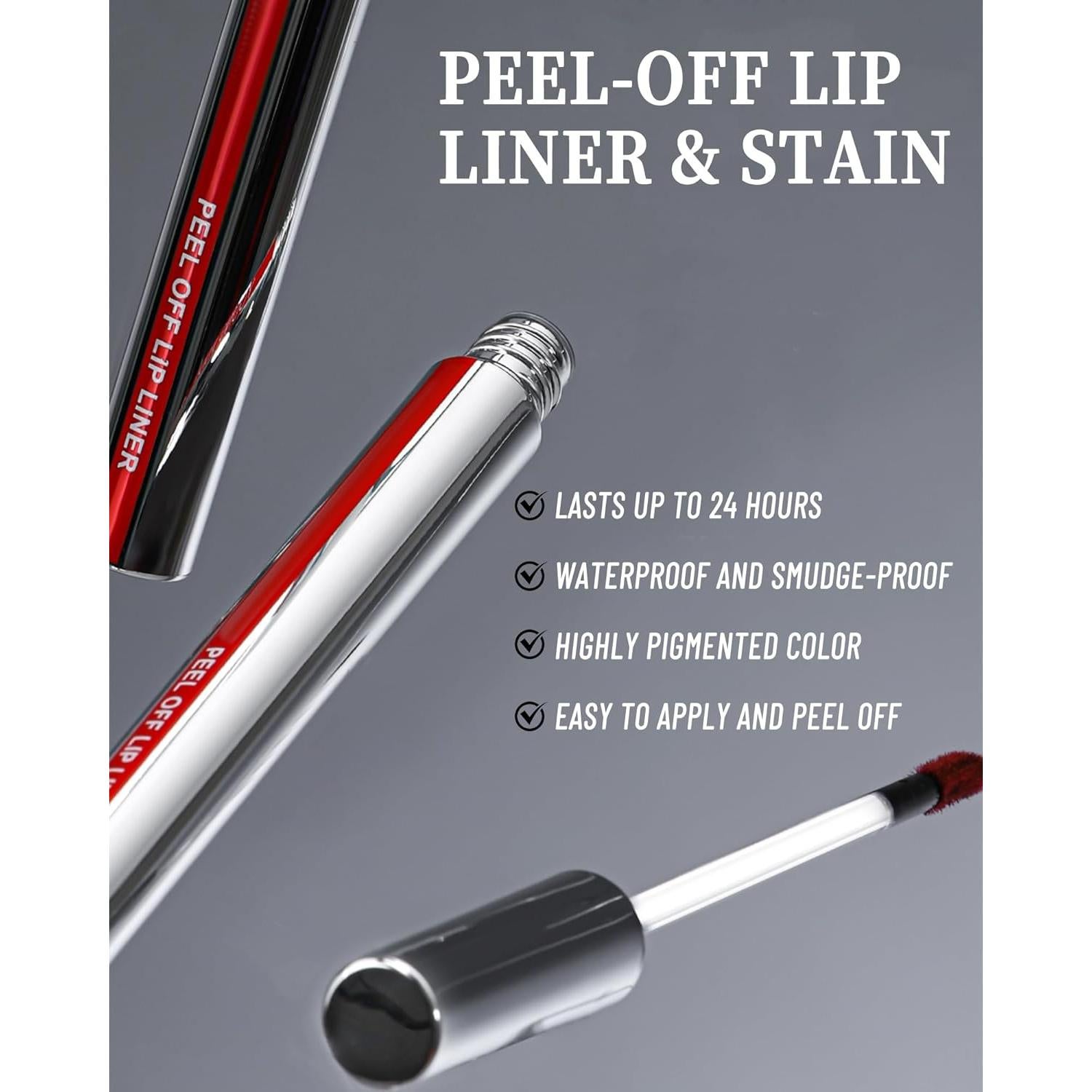 Tinte de Labios Peel Off Malva - Larga Duración e Impermeable