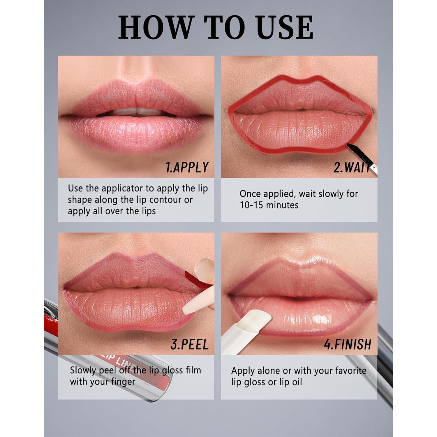 Tinte de Labios Peel Off Malva - Larga Duración e Impermeable