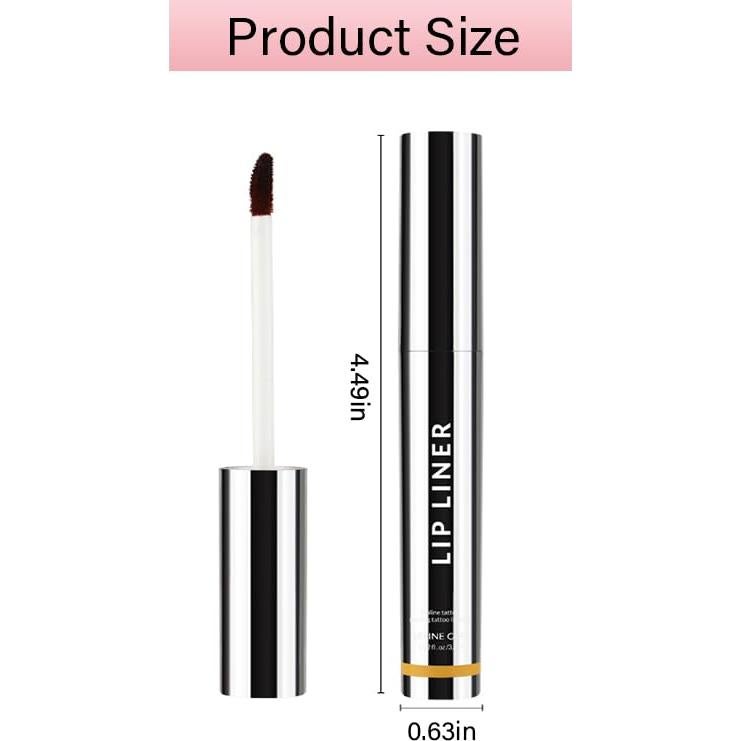 Lápiz de Labios Peel Off FPIZRTES 2 PCS Larga Duración Mate