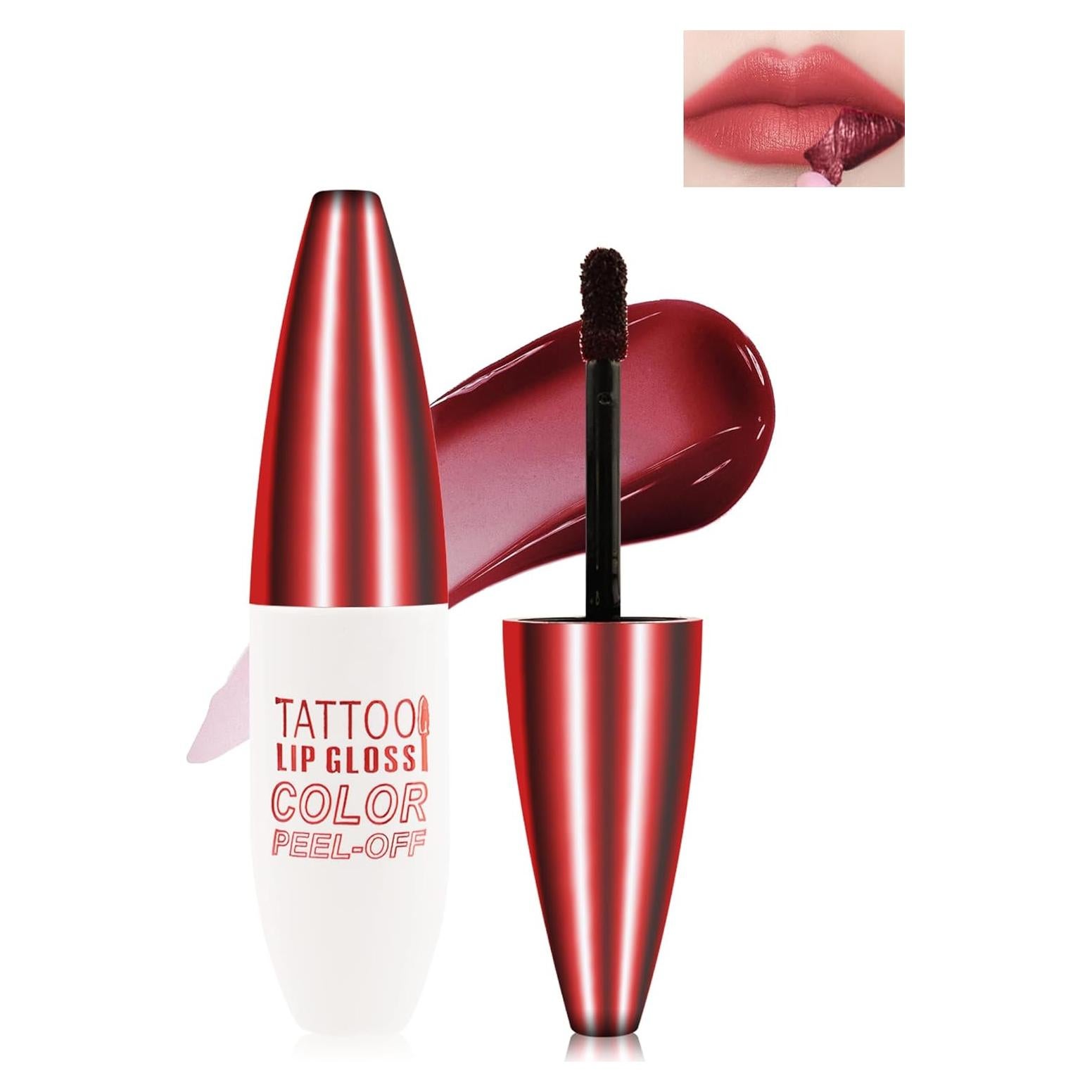 Tinte de Labios Peel Off Lestpola 24H Rojo Mate Impermeable