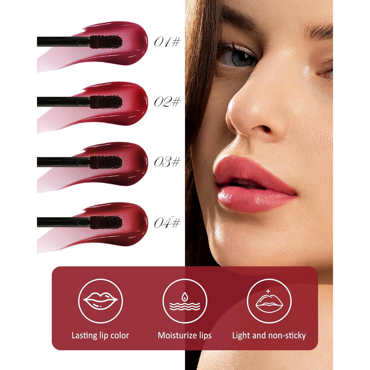 Tinte de Labios Peel Off Lestpola 24H Rojo Mate Impermeable