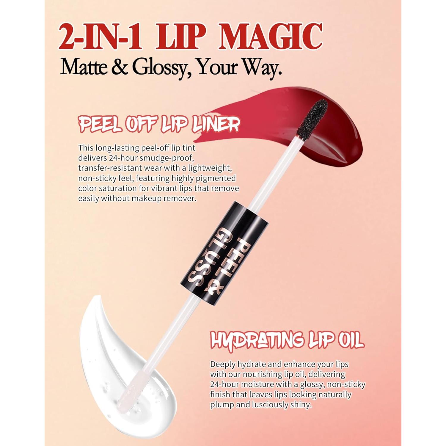 Tinte Labial Peel Off 2 En 1 Rosa Crush Aceite 3.8ml