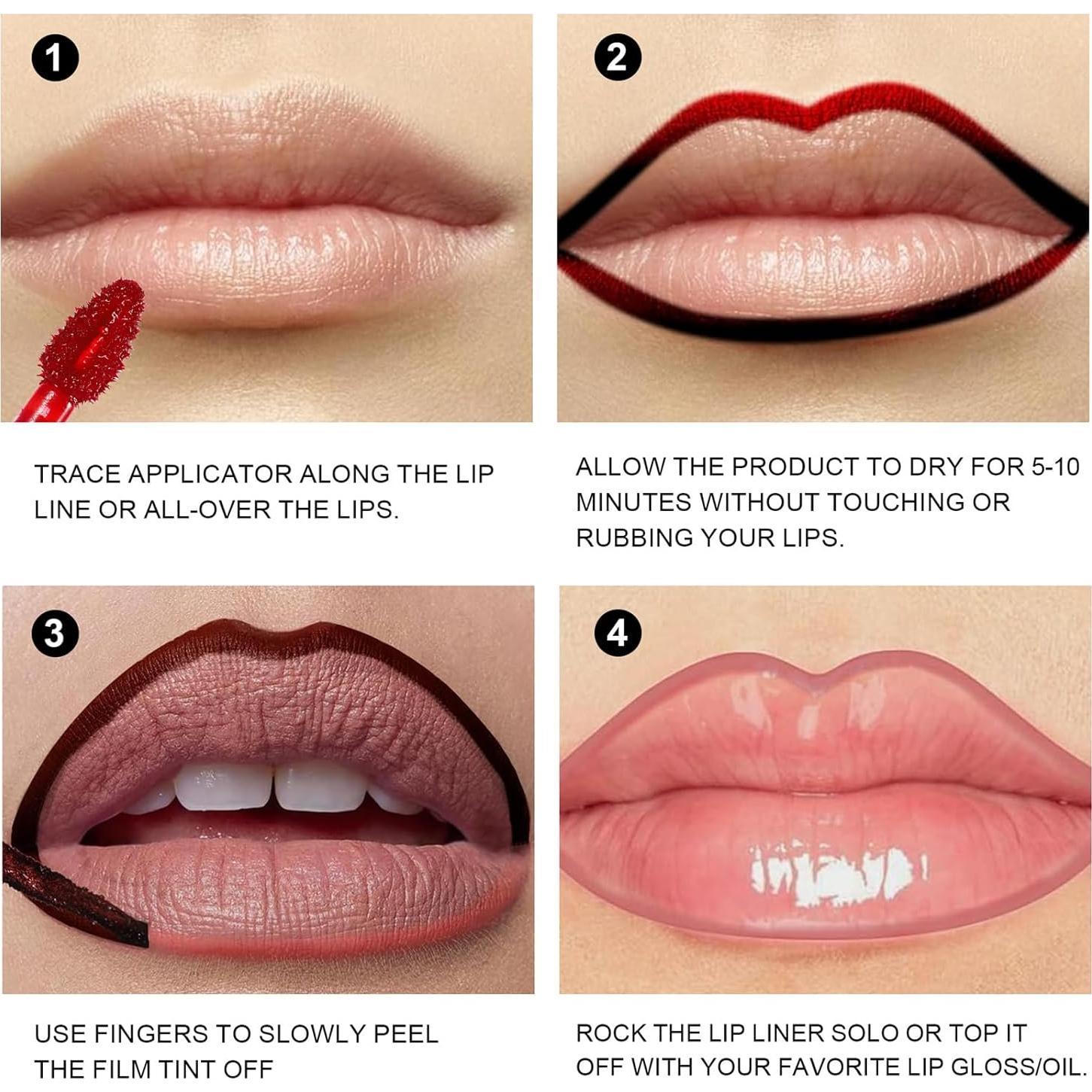 Tinte de Labios Mate Peel Off 3 Colores Bonnie Choice