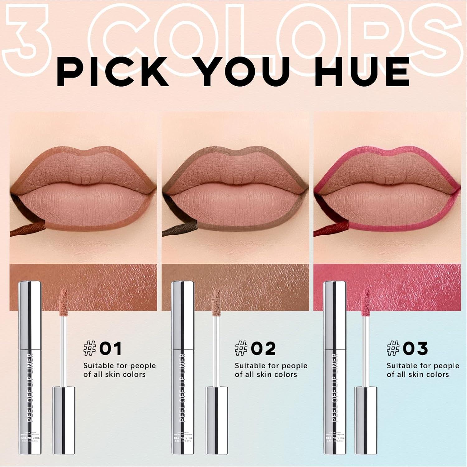 Set de Tinte de Labios Peel Off HOSAILY 3 Colores Mate