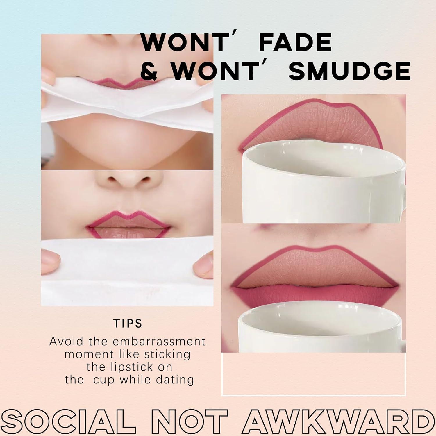 Set de Tinte de Labios Peel Off HOSAILY 3 Colores Mate