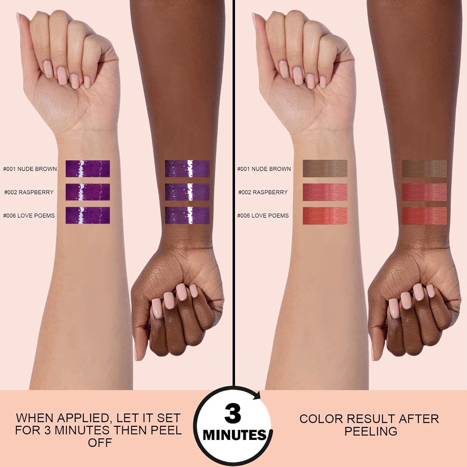 Tinte de Labios Peel Off POPCODE 0.89 ml Frambuesa Nutritivo