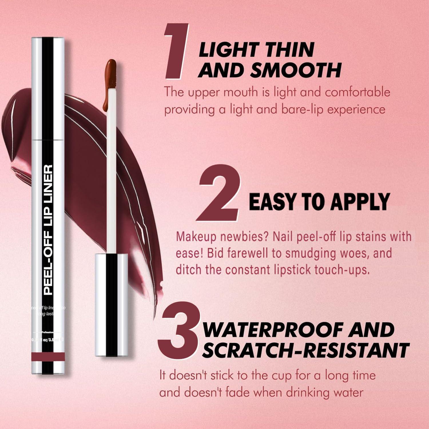 Tinte Labial Pelable Talinzen 3.5ml - Resistente al Agua