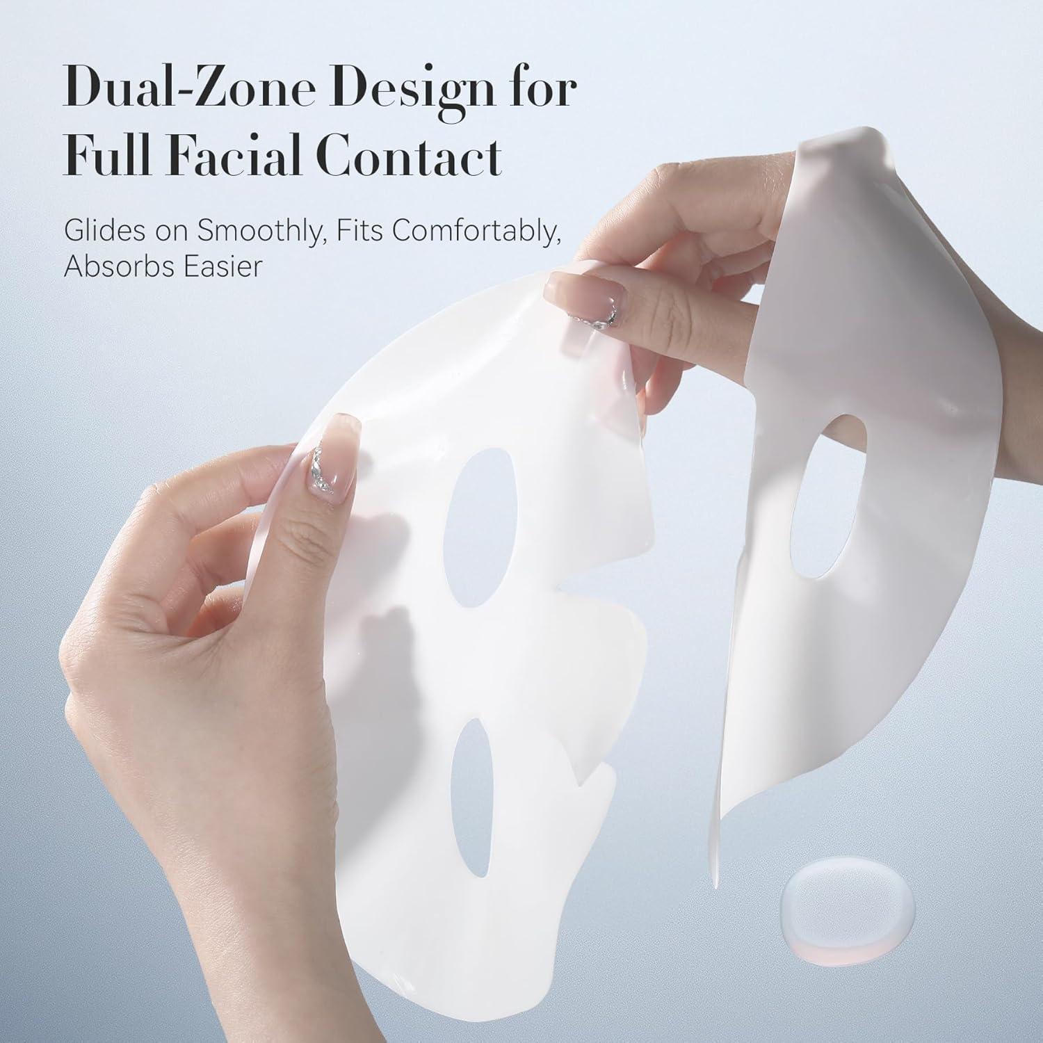 Mascarilla Facial de Colágeno Bagavs 30g x 4ea Hidratante Nocturna