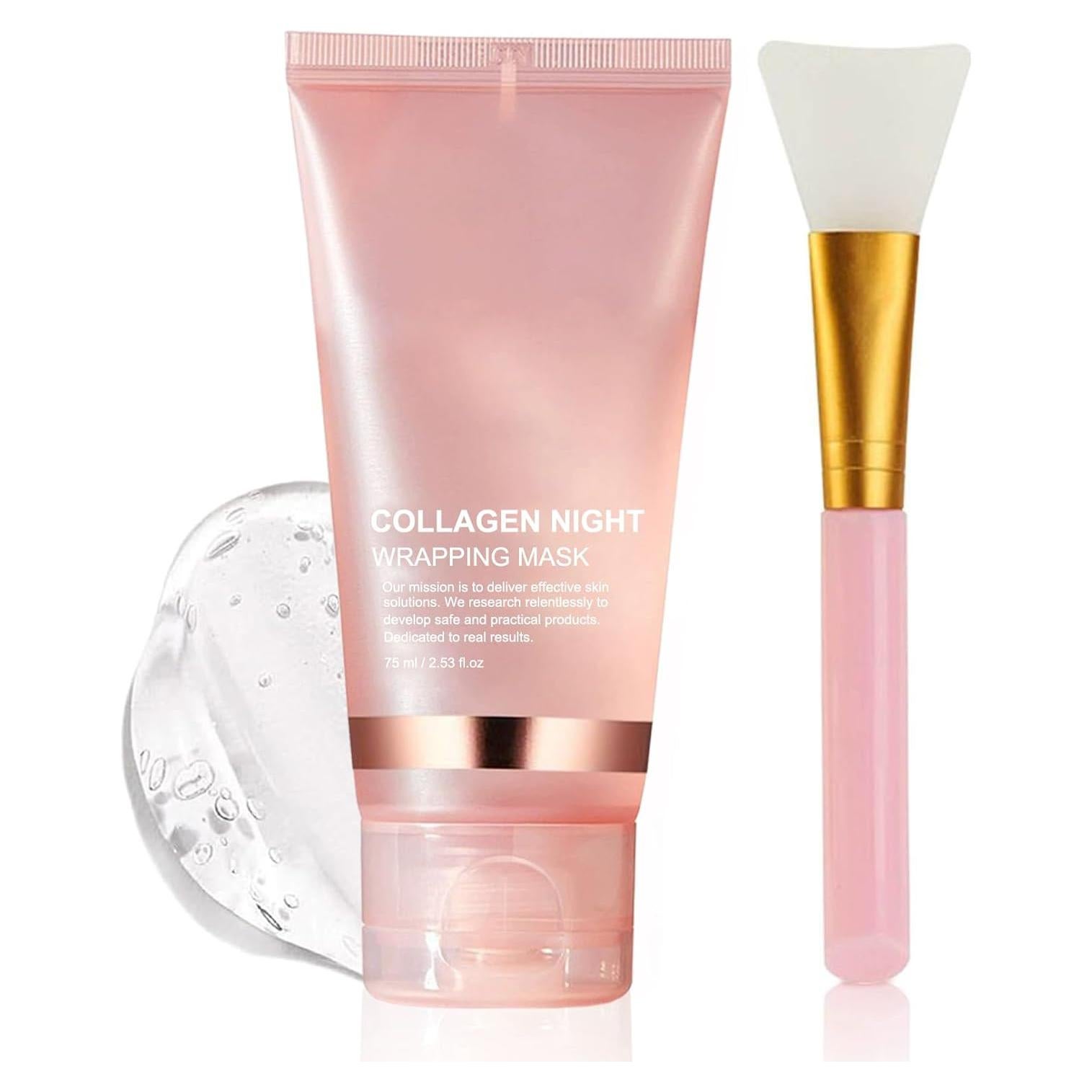 Mascarilla de Noche de Colágeno Ayzololo 75 ml - Hidratante y Elasticidad