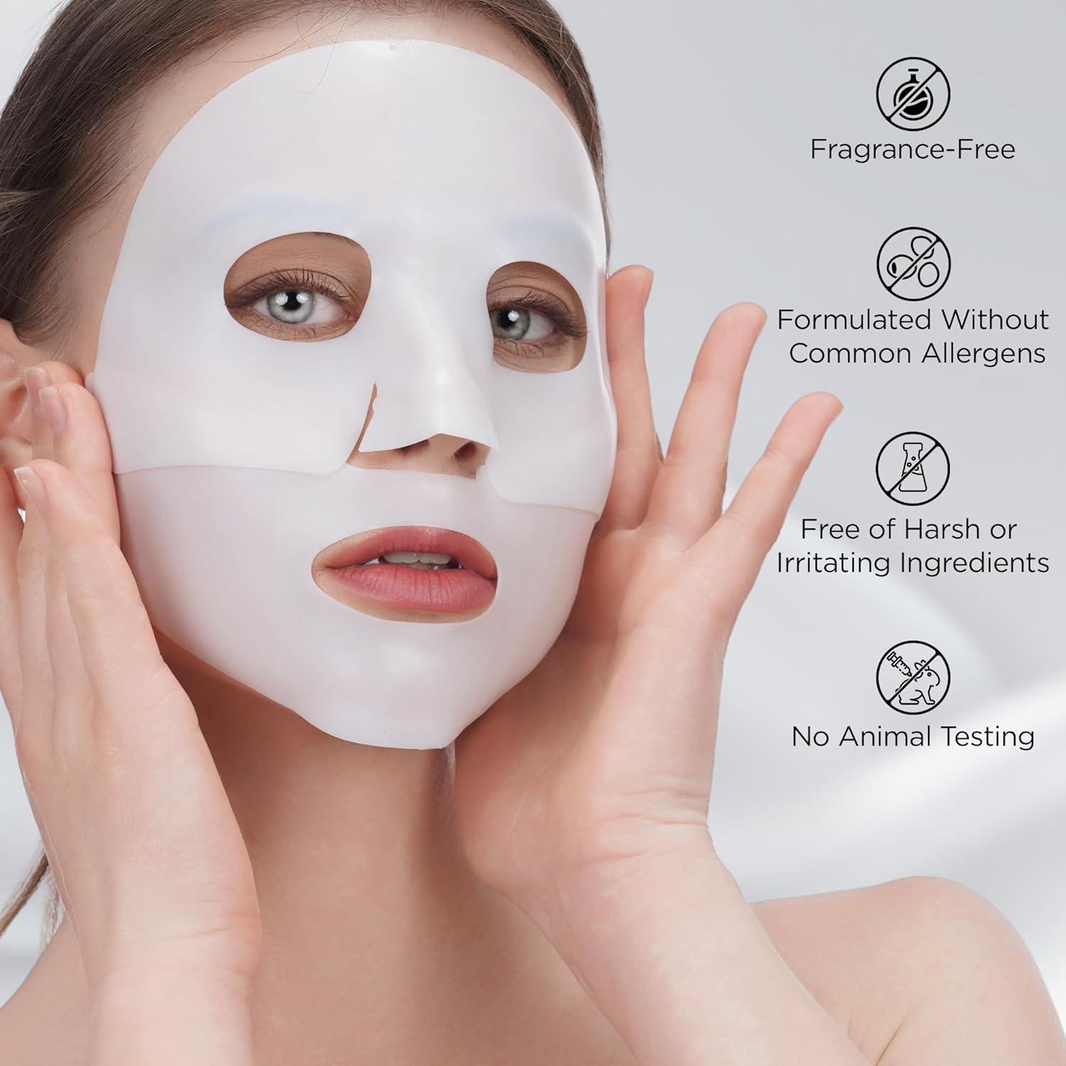 Mascarilla Facial de Colágeno Lingmeier 80,000ppm Hidratante