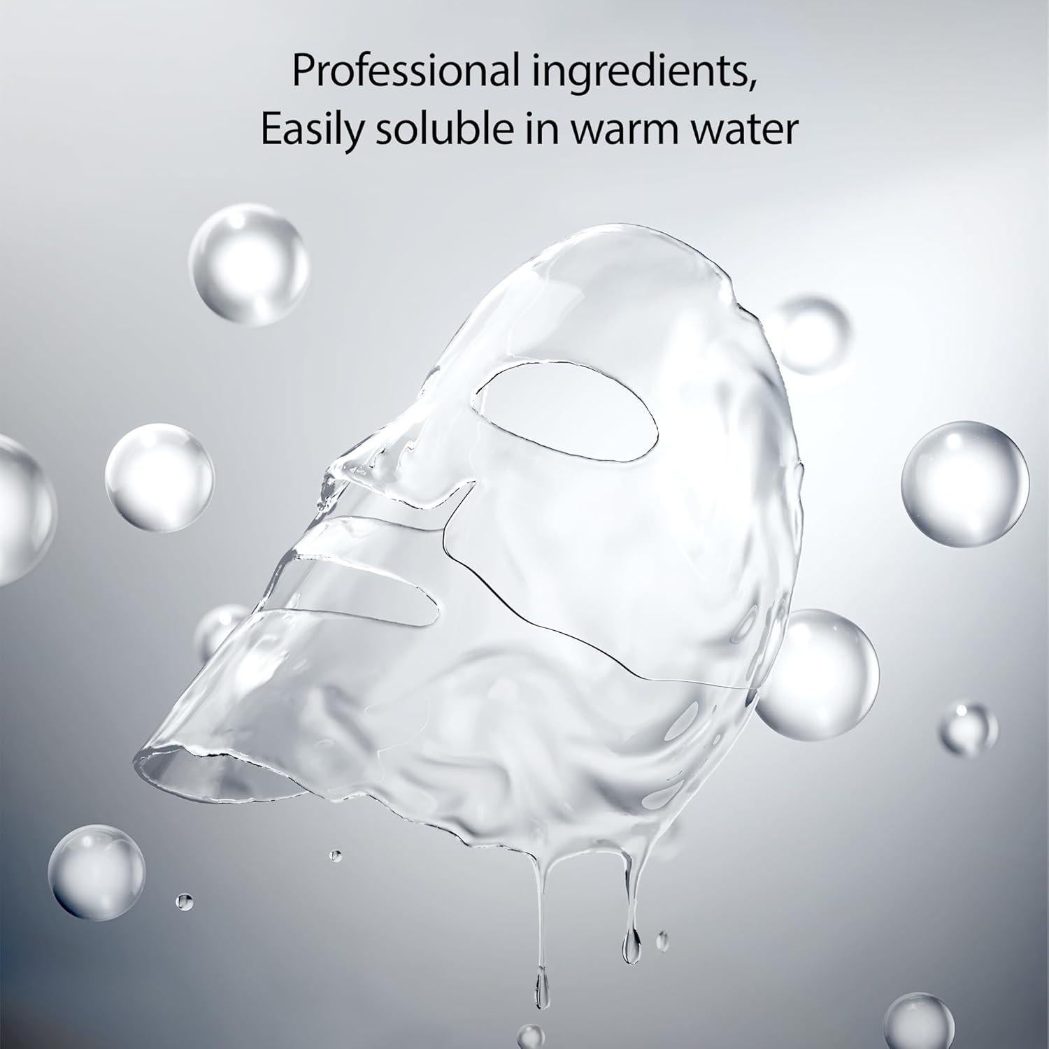 Mascarilla Facial de Colágeno Lingmeier 80,000ppm Hidratante