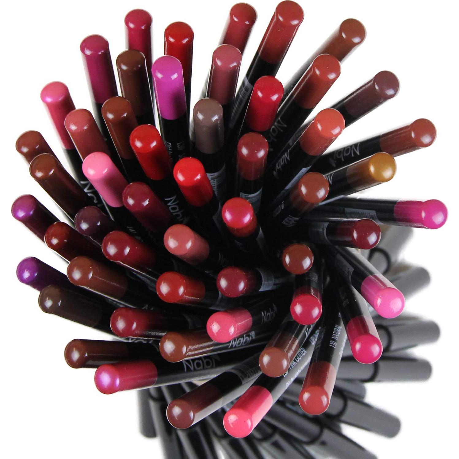 54 Lápices Delineador de Labios NABI Professional Makeup