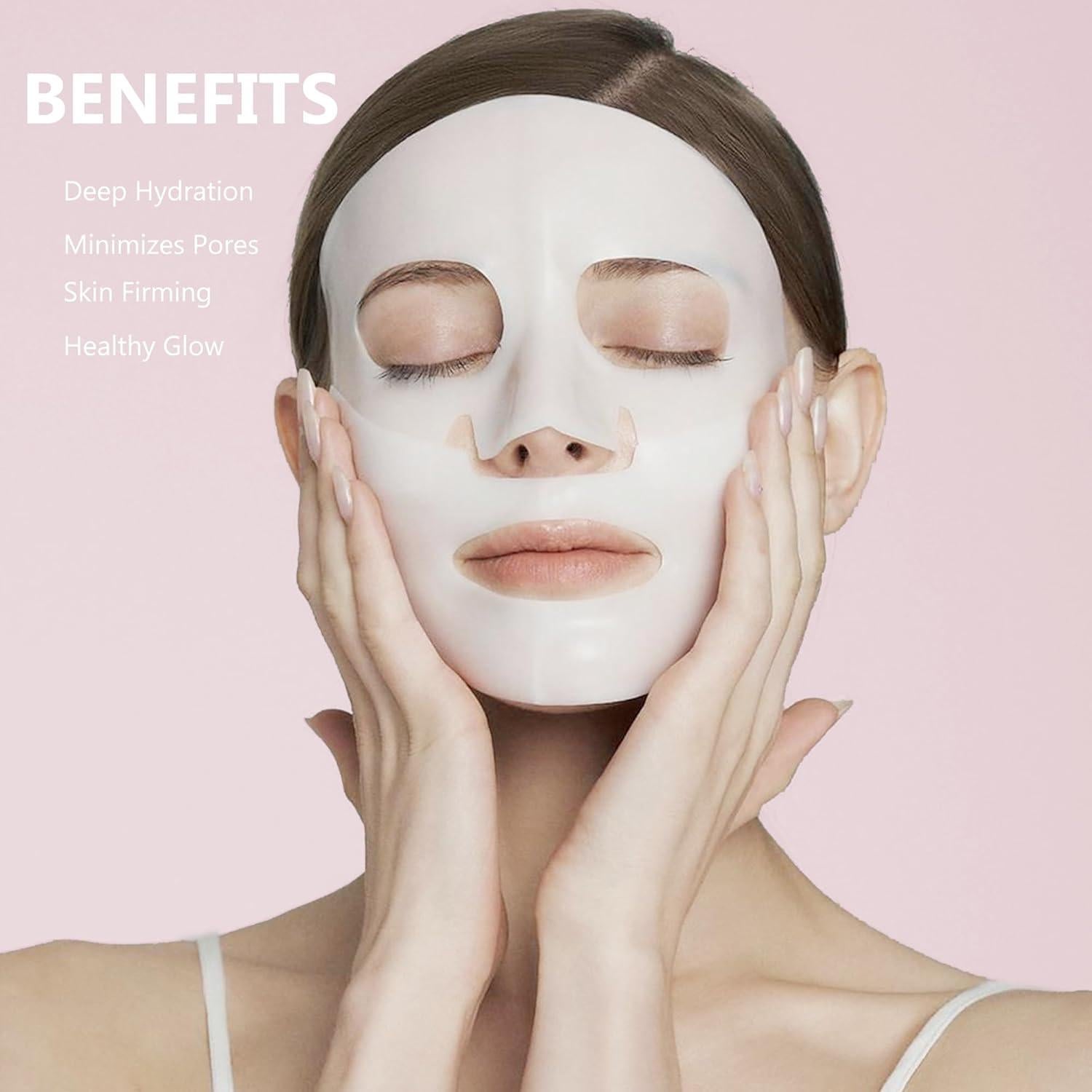 Paquete de 4 Máscaras Faciales Puerfe de Bio-Colágeno Hidratante