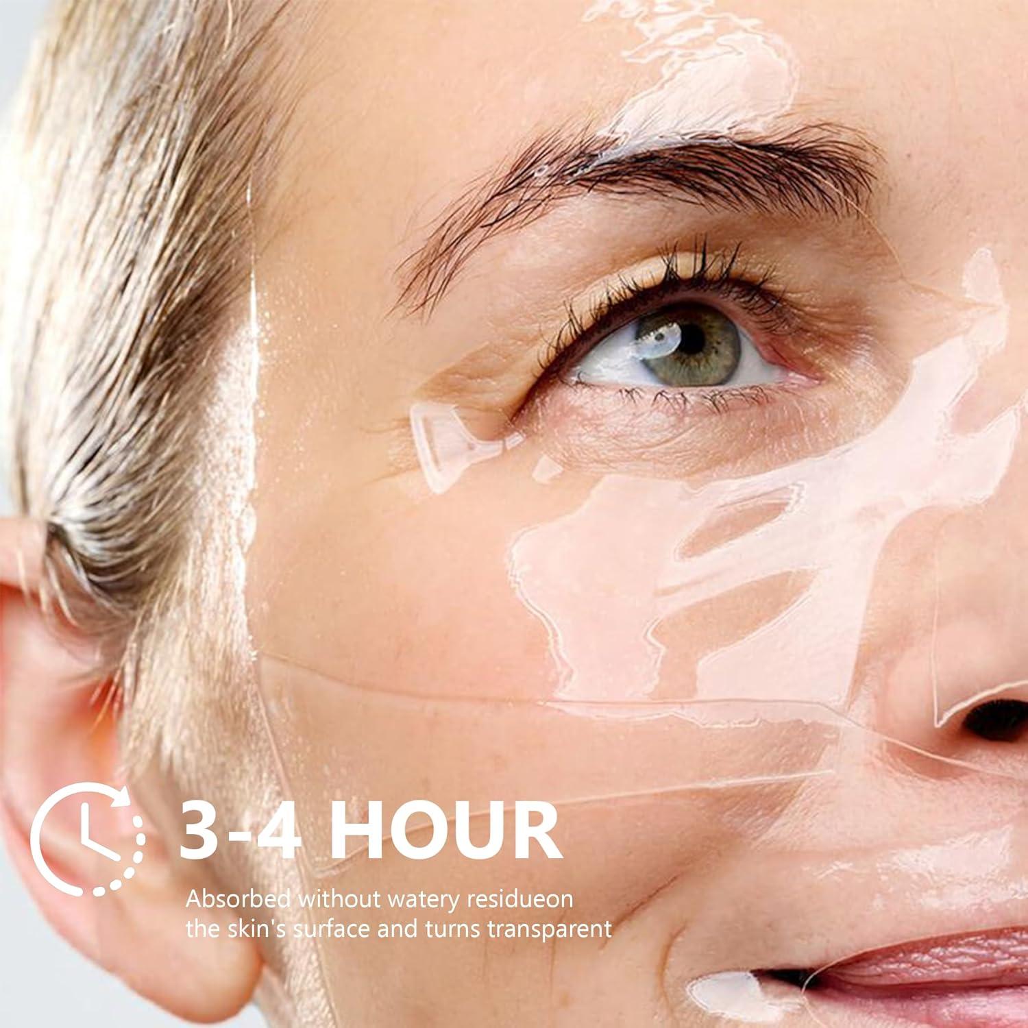 Paquete de 4 Máscaras Faciales Puerfe de Bio-Colágeno Hidratante