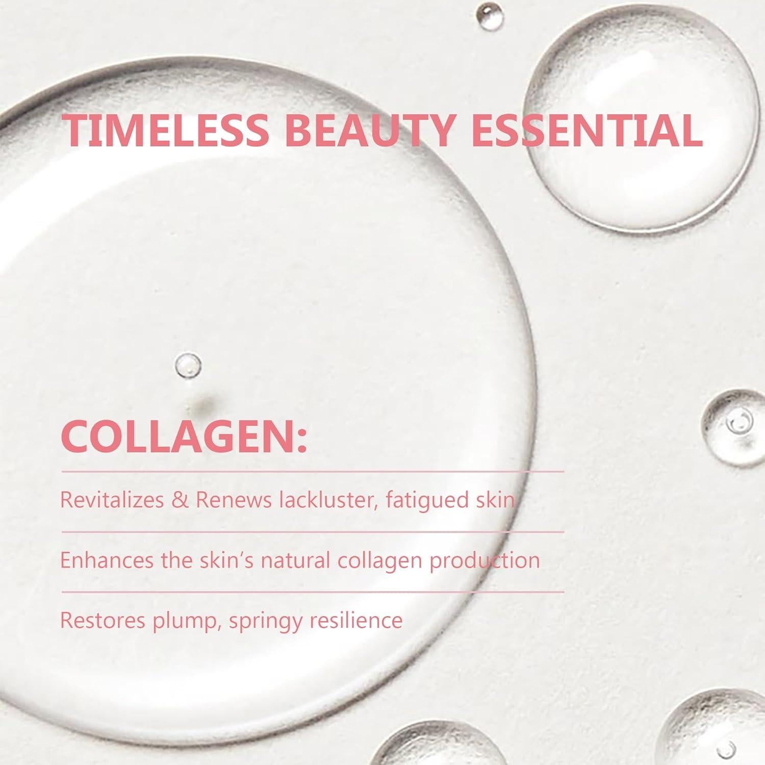 Paquete de 4 Máscaras Faciales Puerfe de Bio-Colágeno Hidratante