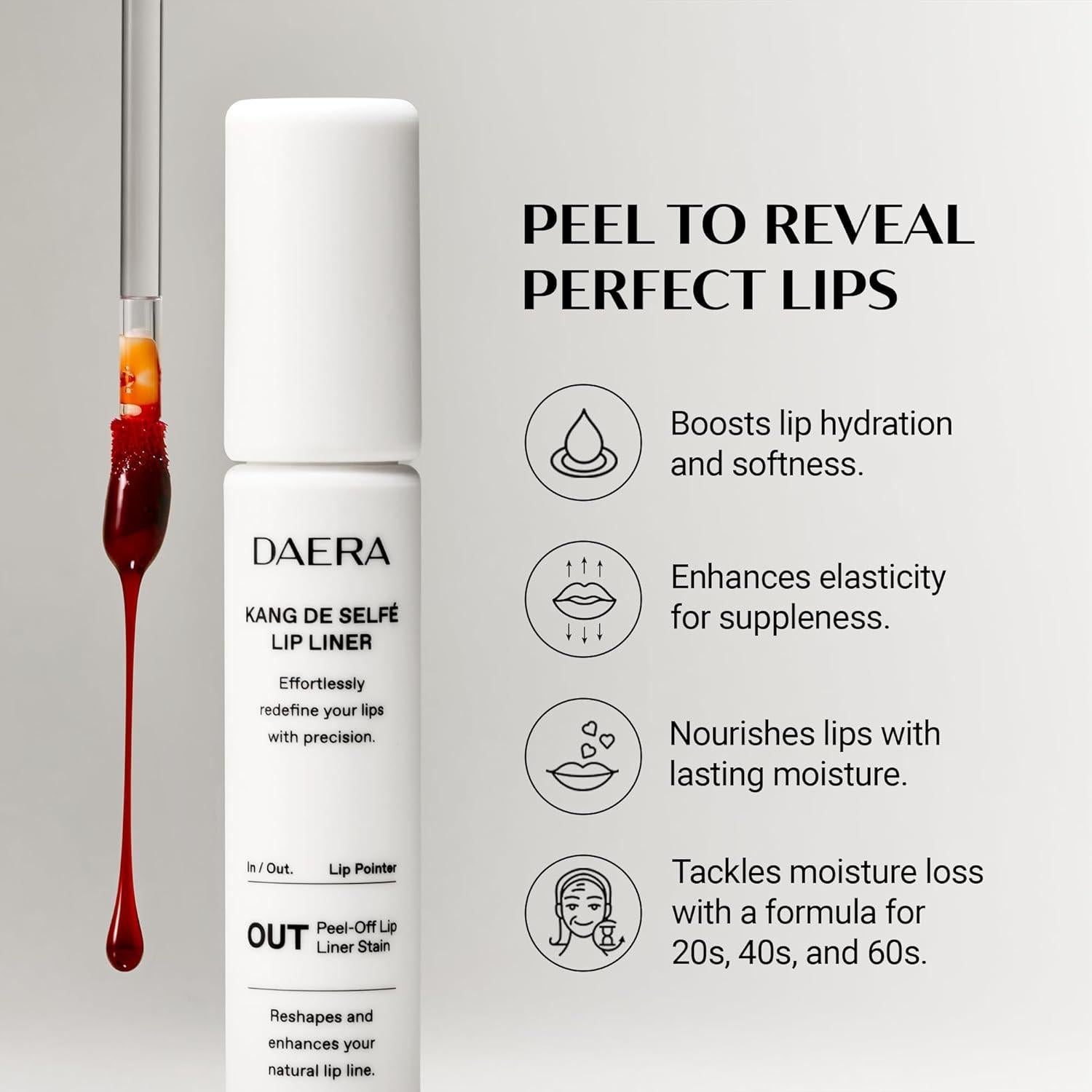 Delineador de Labios Peel-Off DAERA Kang De Selfe 68g