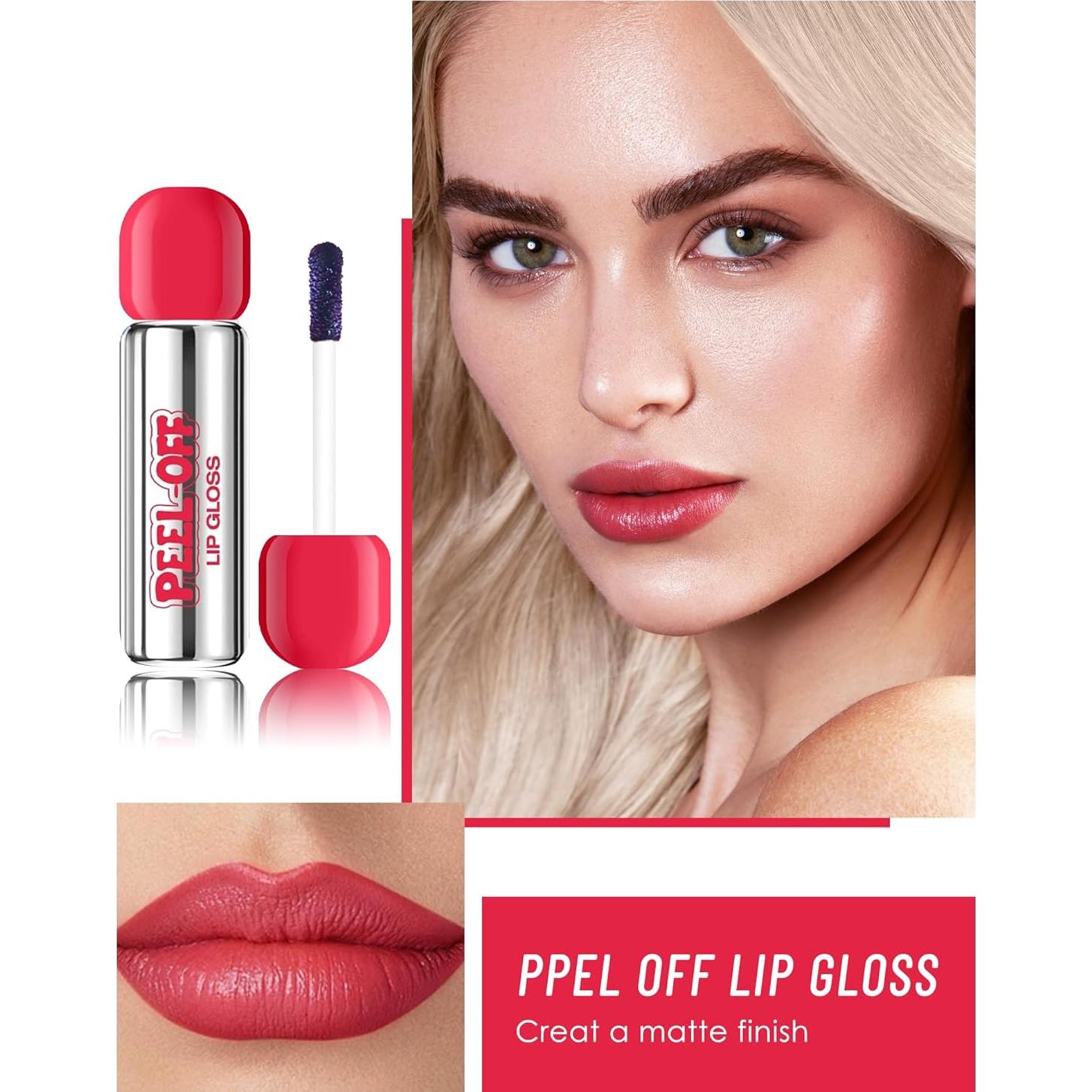 Tinte de Labios Peel Off Larga Duración Color 03 Mate