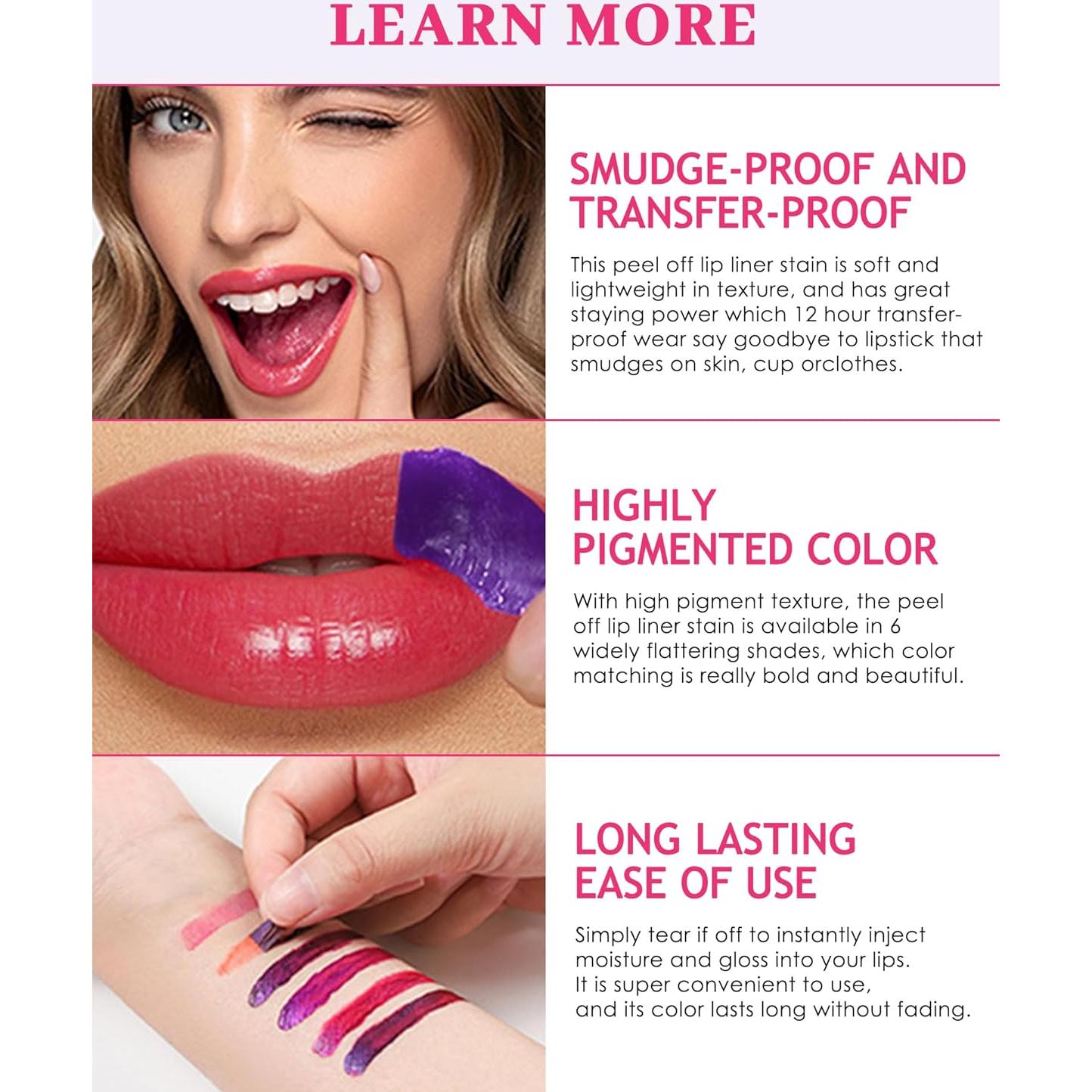 Tinte de Labios Peel Off Larga Duración Color 03 Mate