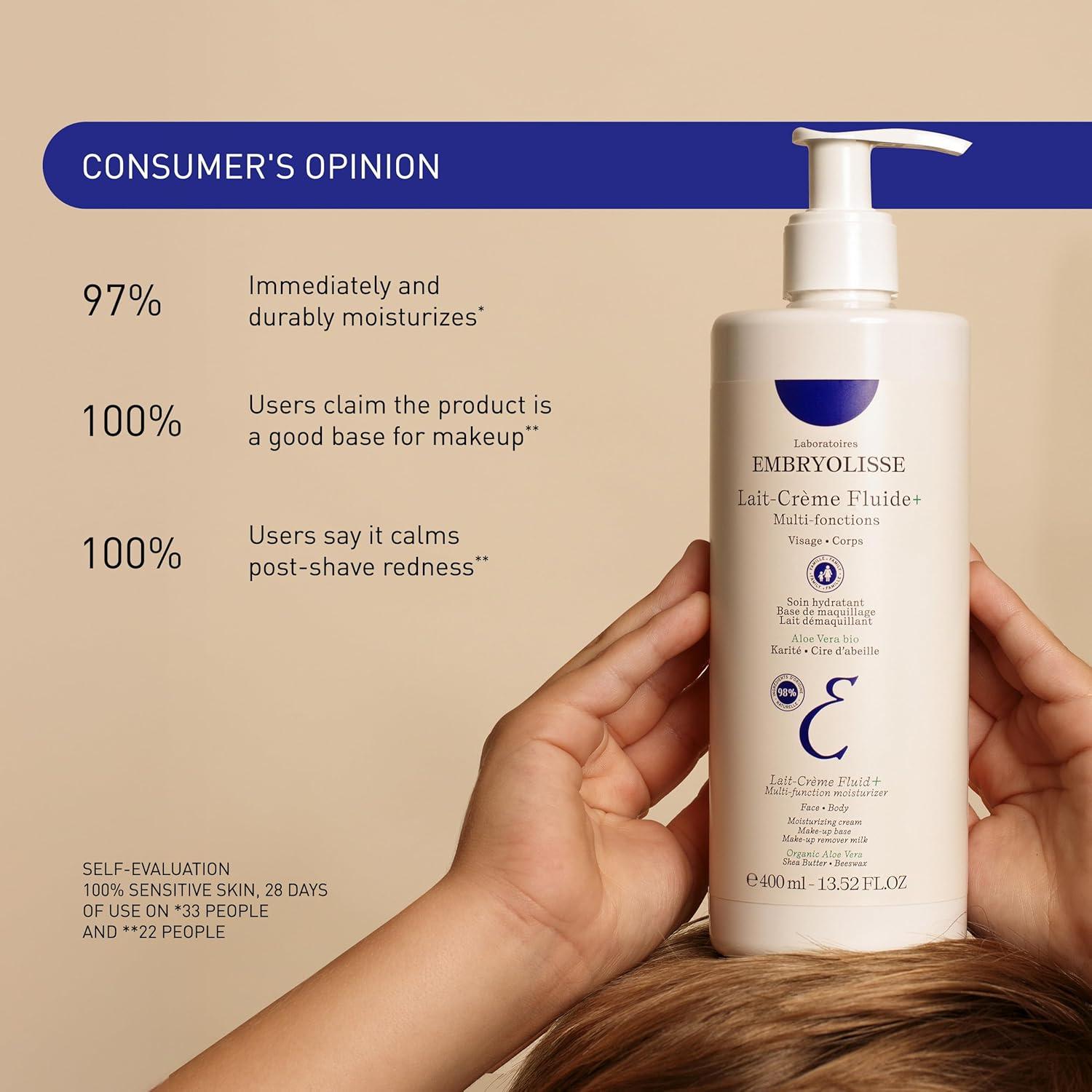 Crema Facial y Corporal Embryolisse Fluid+ 75 ml Hidratante Multiuso