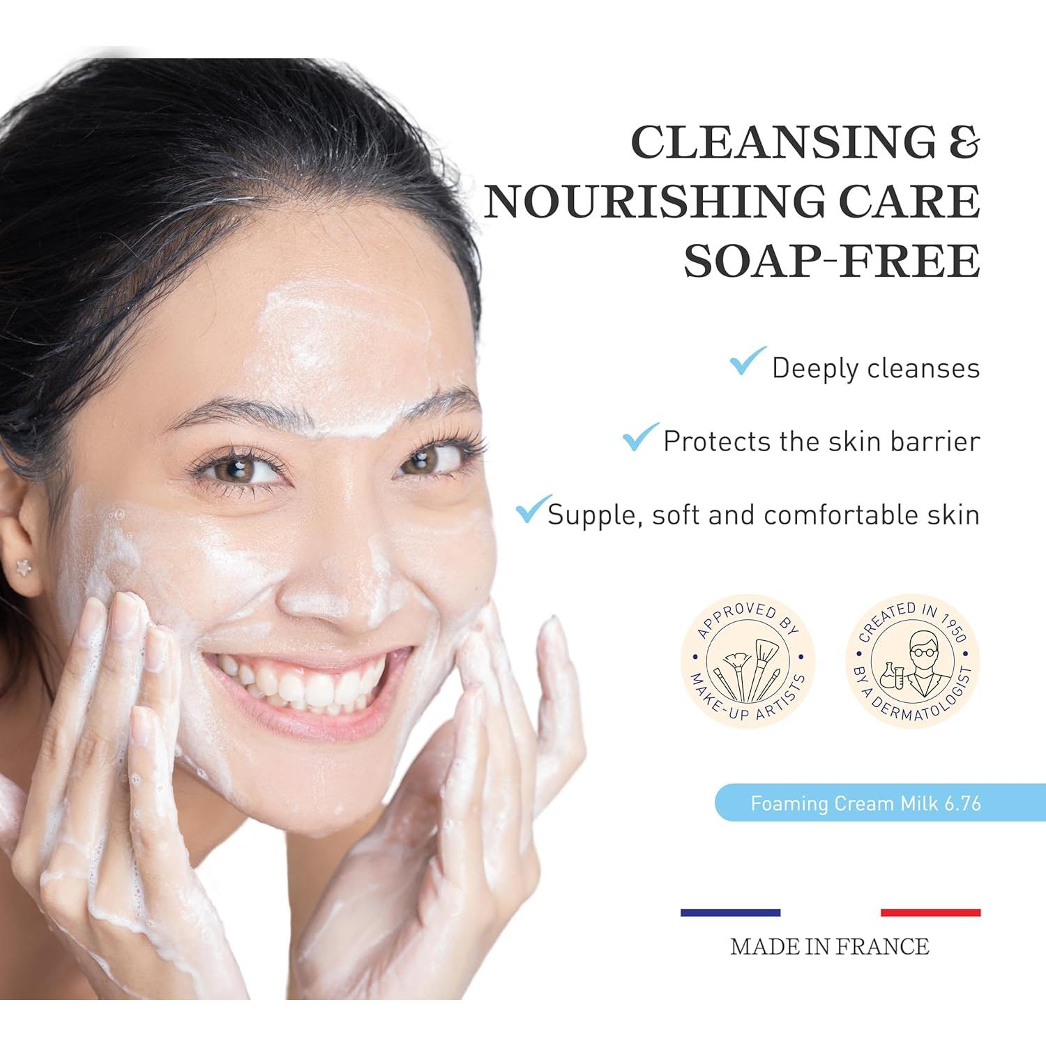 Leche Limpiadora Espumosa Embryolisse 200ml Hidratante Vegana