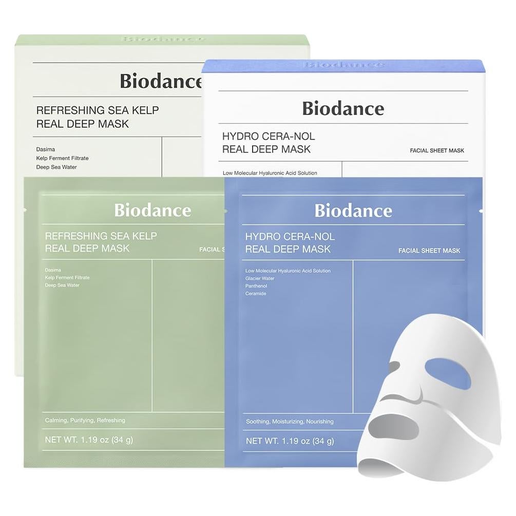 Mascarilla Hidrogel Biodance Hydro Cera-nol y Algas Marinas