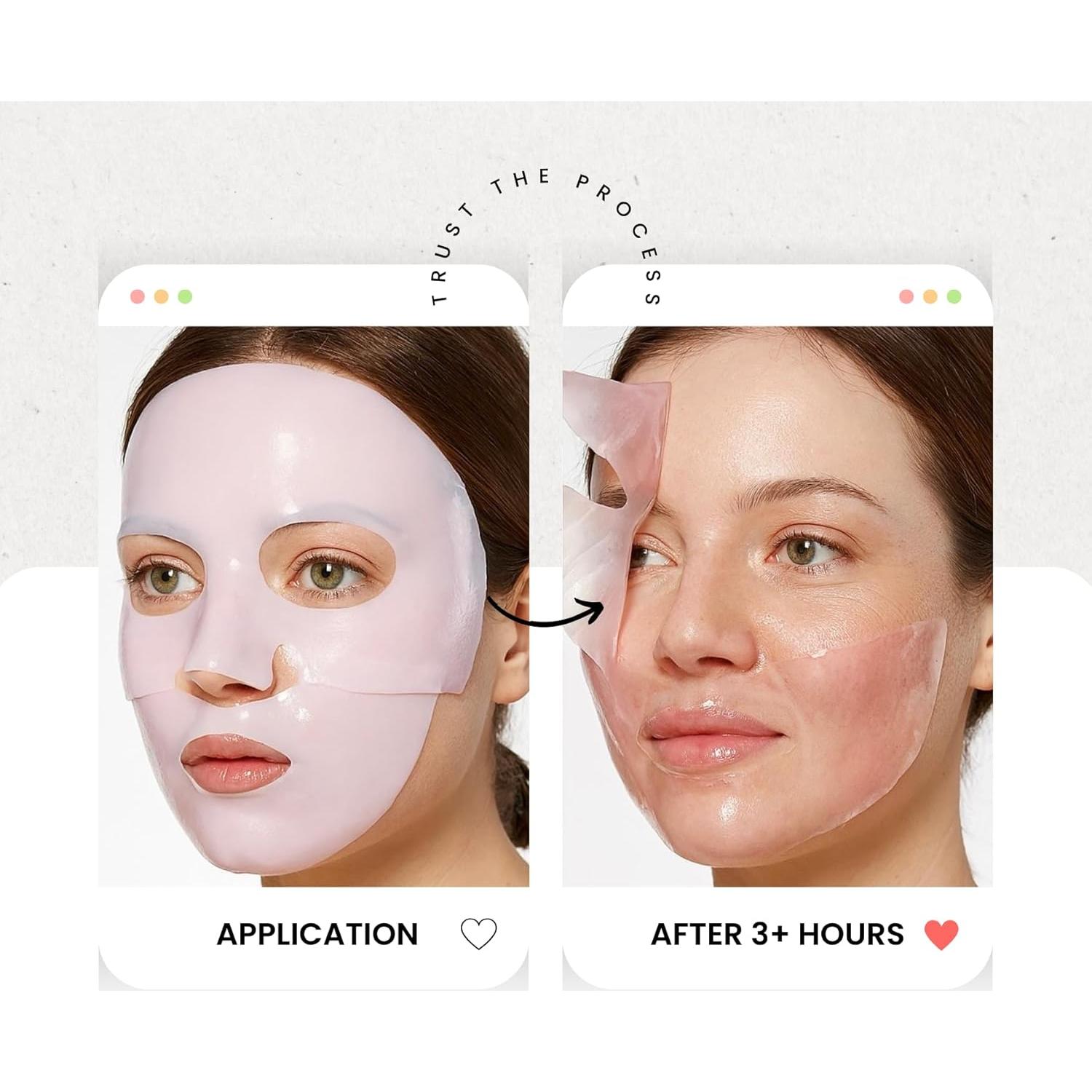 Máscara Facial Hidrogel Comfordent Colágeno Bio 4 Unidades