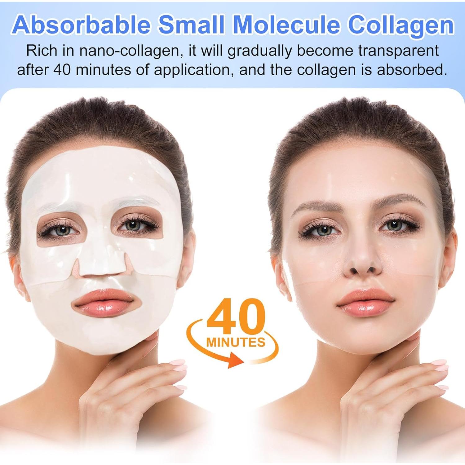 Mascarilla de Colágeno Profundo HUALIJIA - 6 Unidades 34g