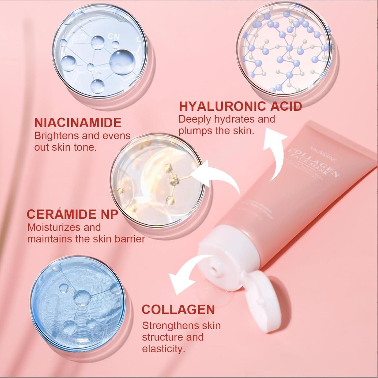 Mascarilla Facial Peel Off Colágeno Reepic 108g Hidratación Noche