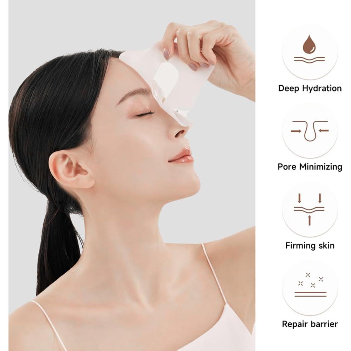 Mascarilla Facial de Colágeno WFWJ Lifting Antiarrugas 5pcs