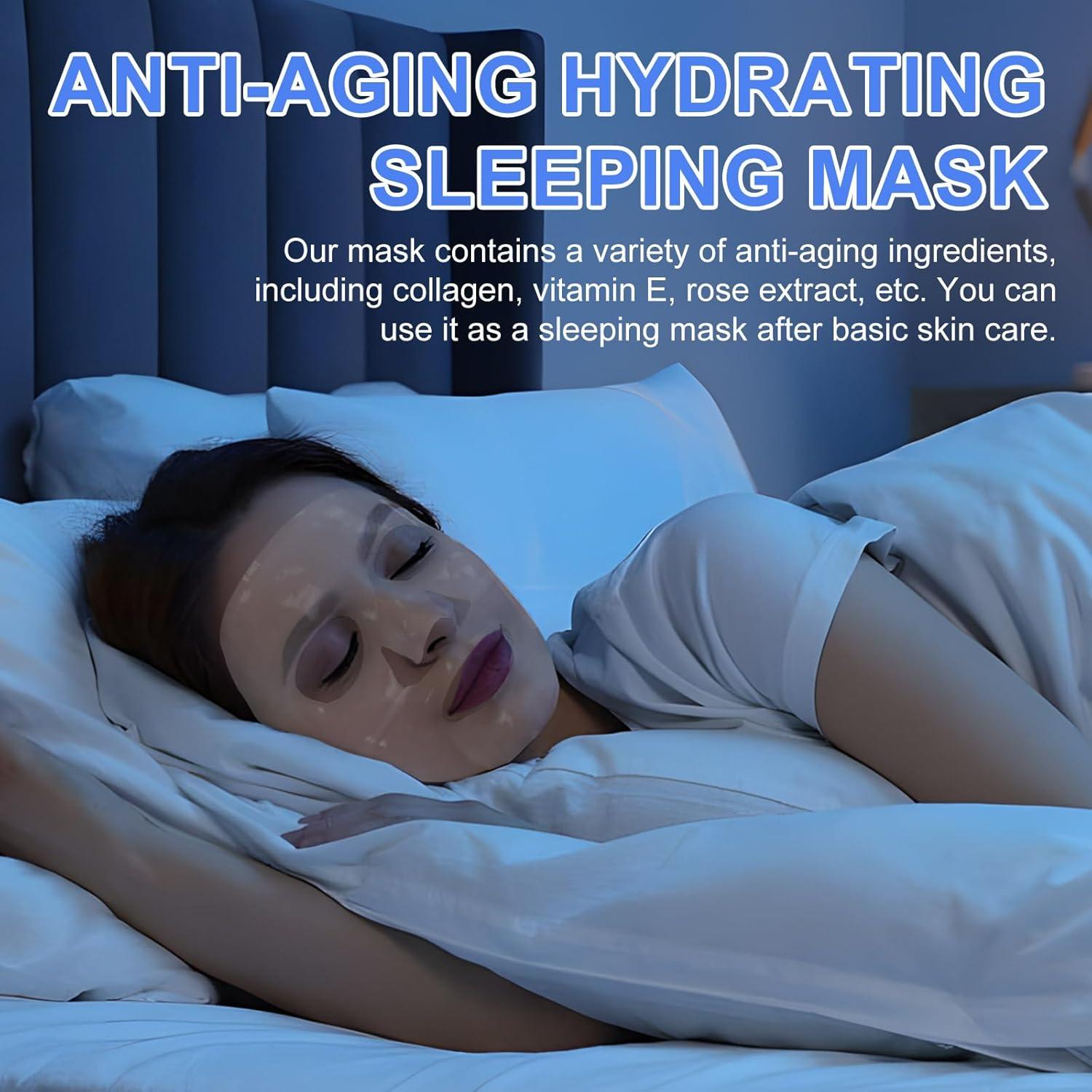 Collagen Face Mask, Deep Collagen Overnight Mask, Collagen Night Wrapping Mask 6pcs