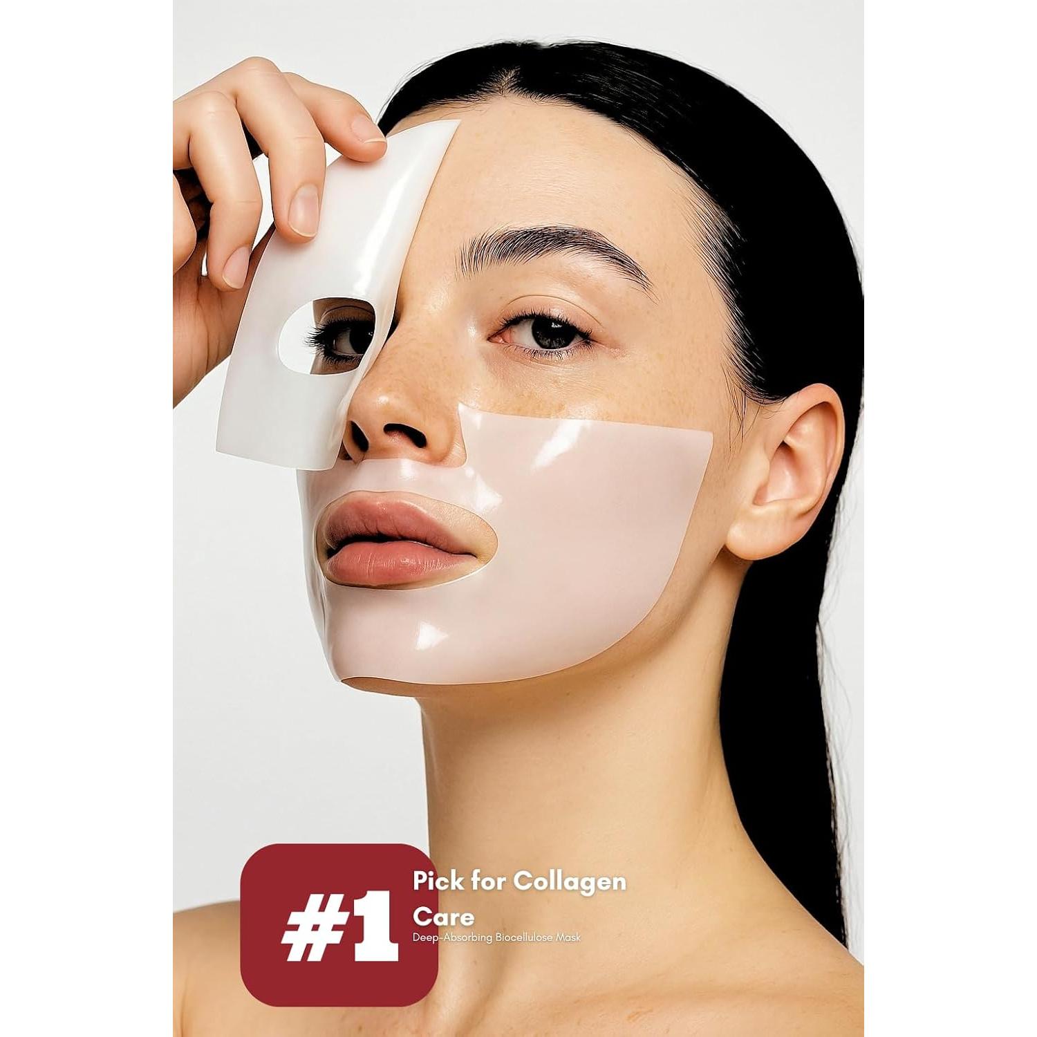 Mascarilla Facial Colágeno Profundo Beverly Hills - 5 Unidades