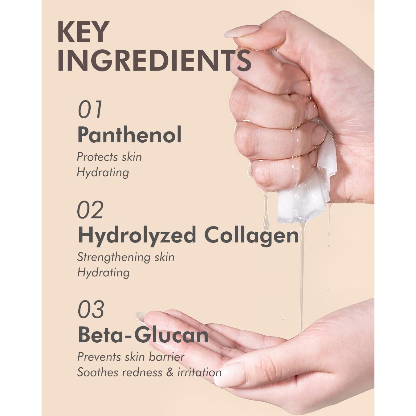 Máscara Facial DERMAL de Colágeno y Perla 10 Unidades 23g