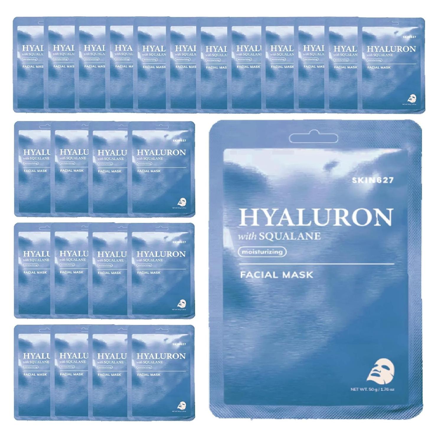 Mascarillas Faciales SKIN 627 36PK Hidratantes Hialurón