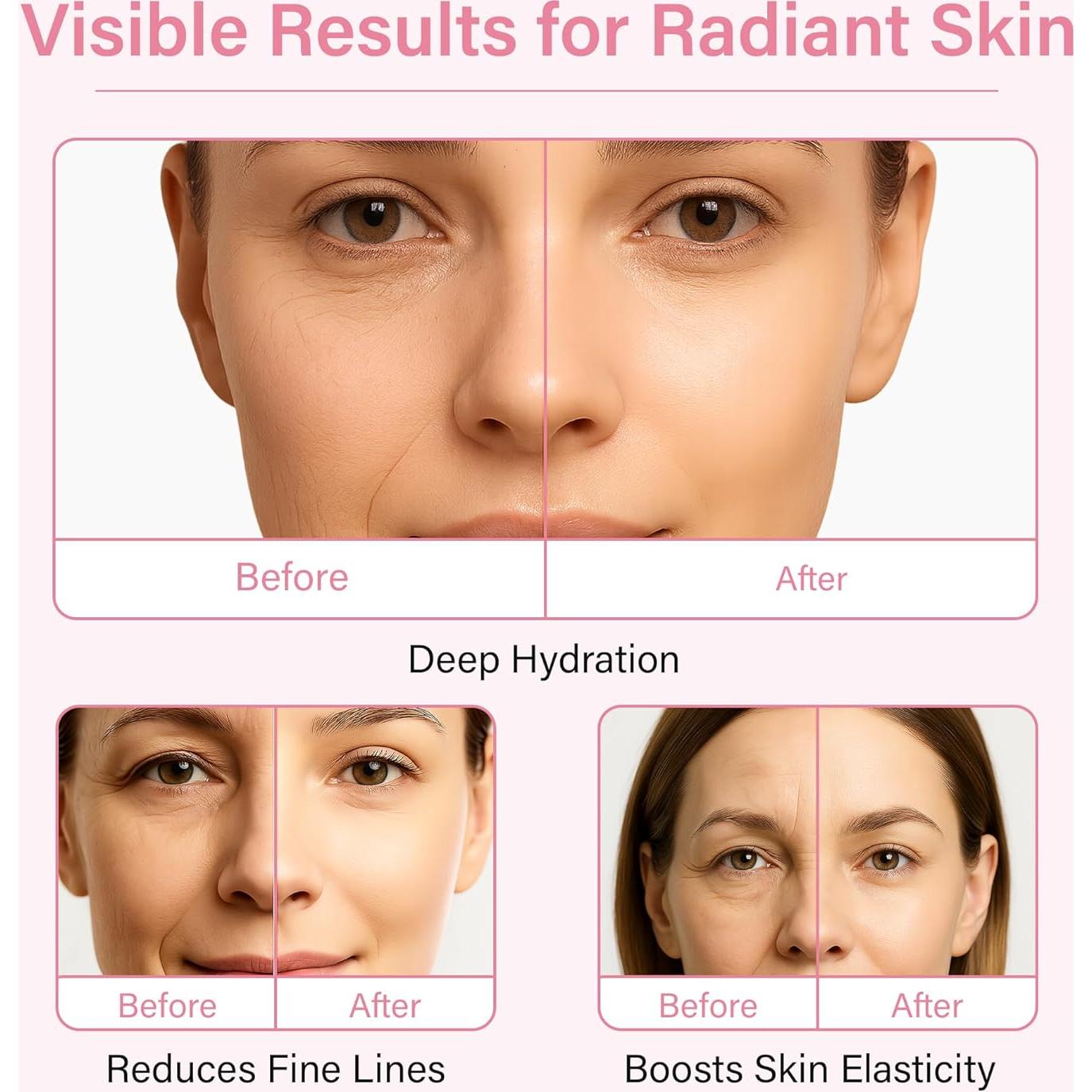 Mascarilla Facial Hidratante Dermic Bio-Colágeno 4 Unidades