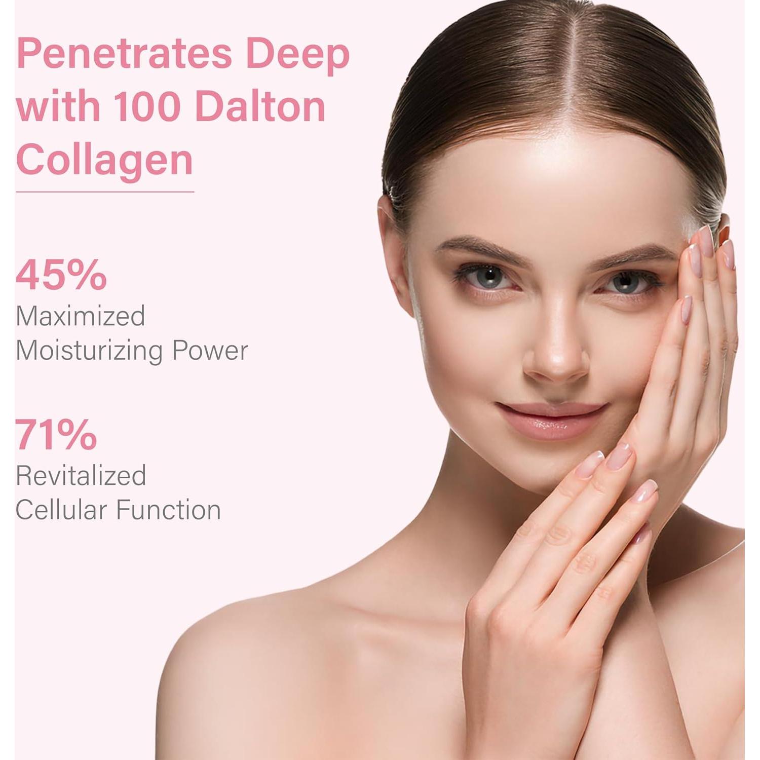 Mascarilla Facial Hidratante Dermic Bio-Colágeno 4 Unidades