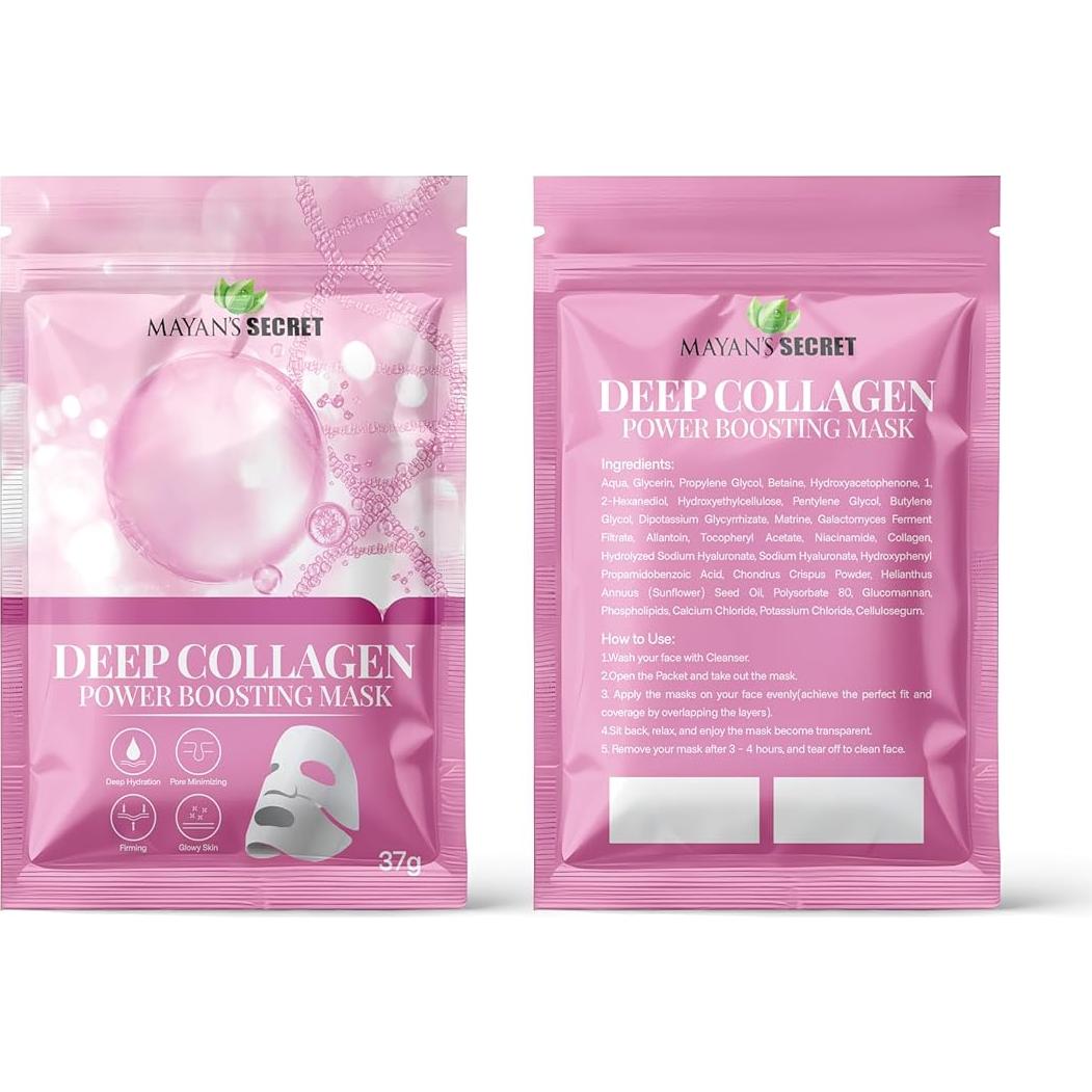 Máscara Facial Lifting Antienvejecimiento Mayan's Secret - 5 Piezas