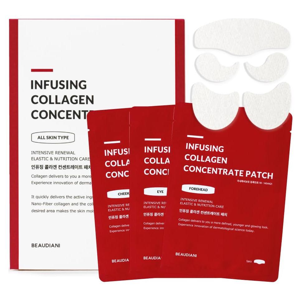 Parche Hidratante de Colágeno Coreano - Antiarrugas Facial 68g