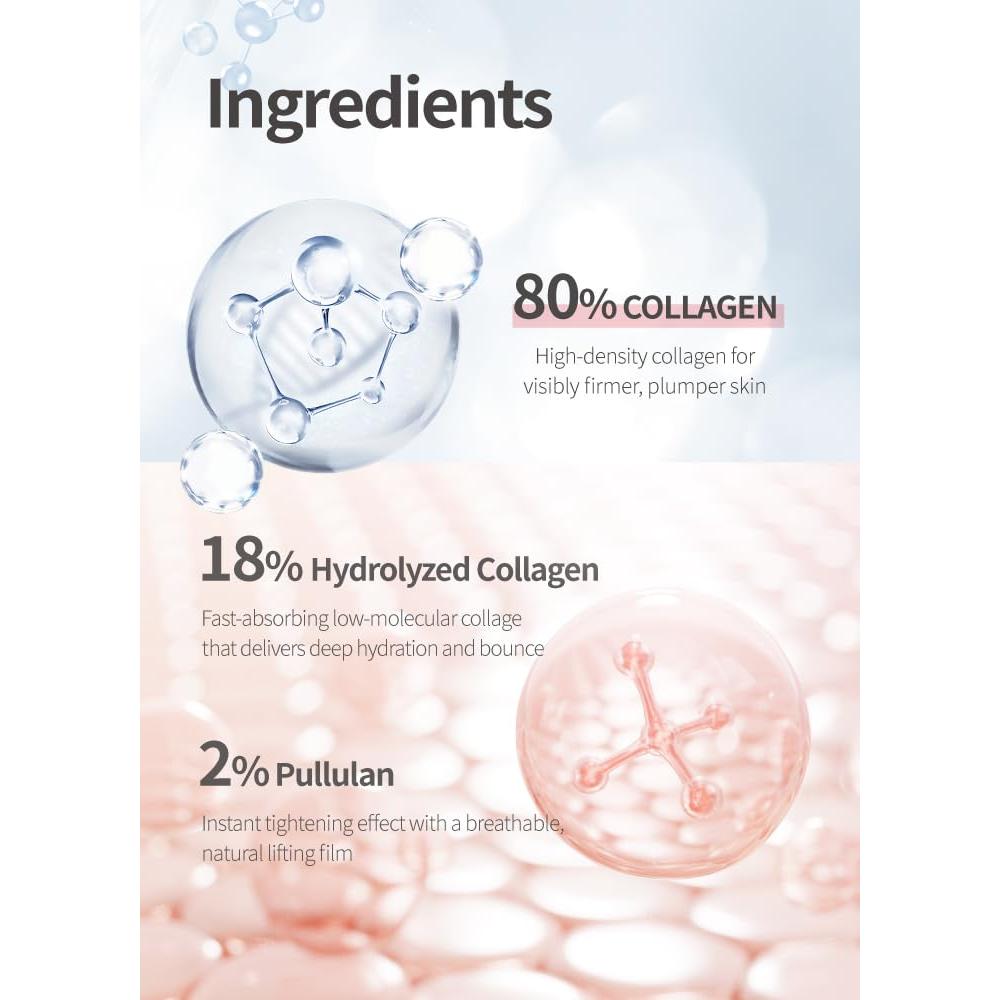 Parche Hidratante de Colágeno Coreano - Antiarrugas Facial 68g