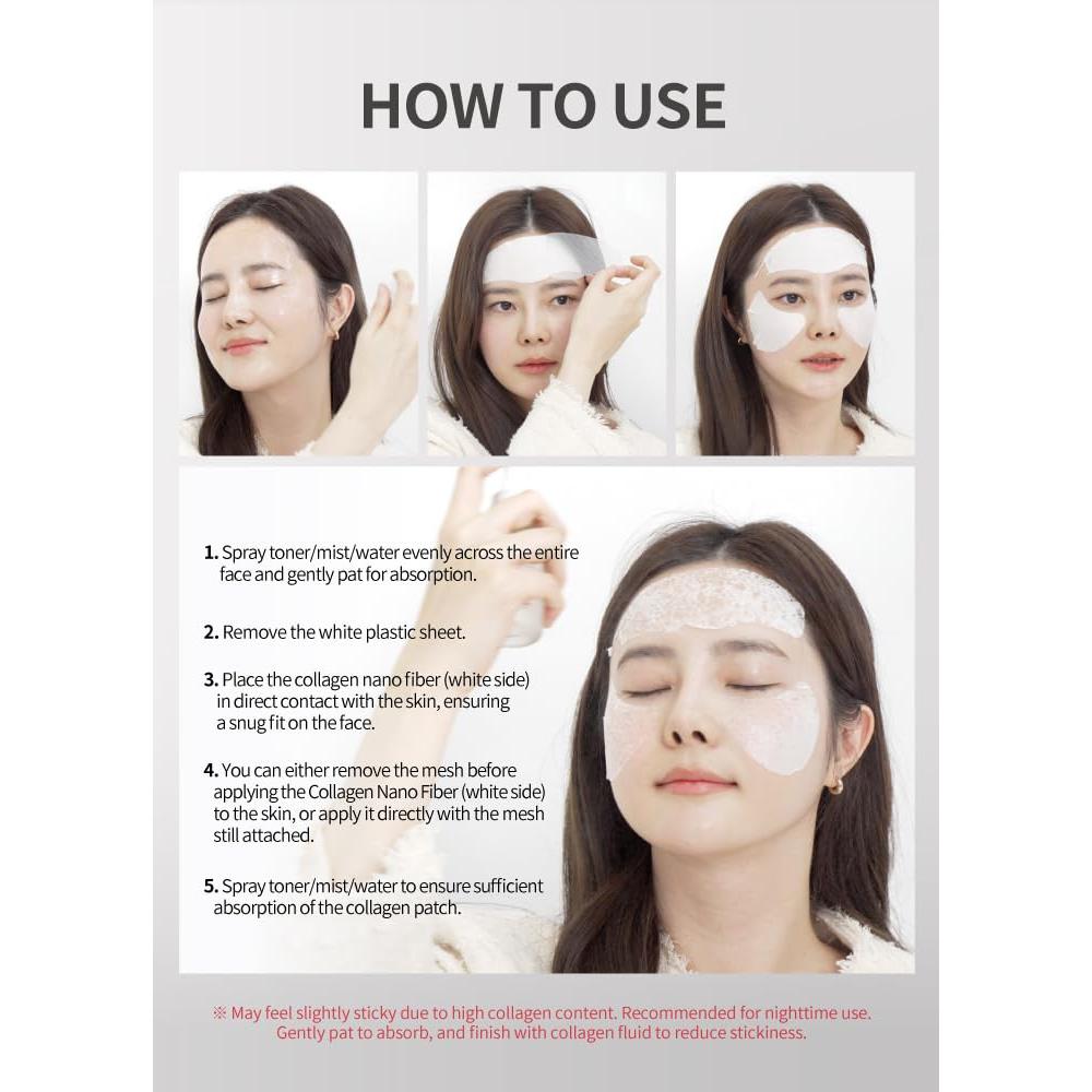 Parche Hidratante de Colágeno Coreano - Antiarrugas Facial 68g