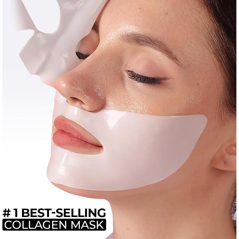 Mascarilla Facial de Colágeno Skinglo - Hidratación Nocturna 16 Unidades