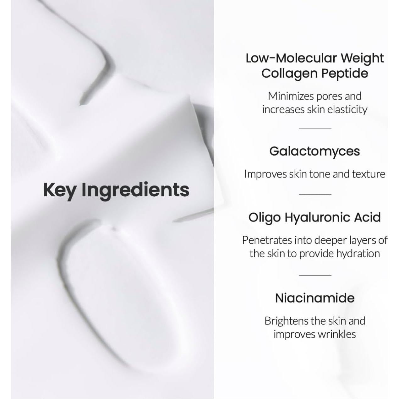 Máscara Hidratante de Bio-Colágeno Hi-brillo 36g x 3pcs