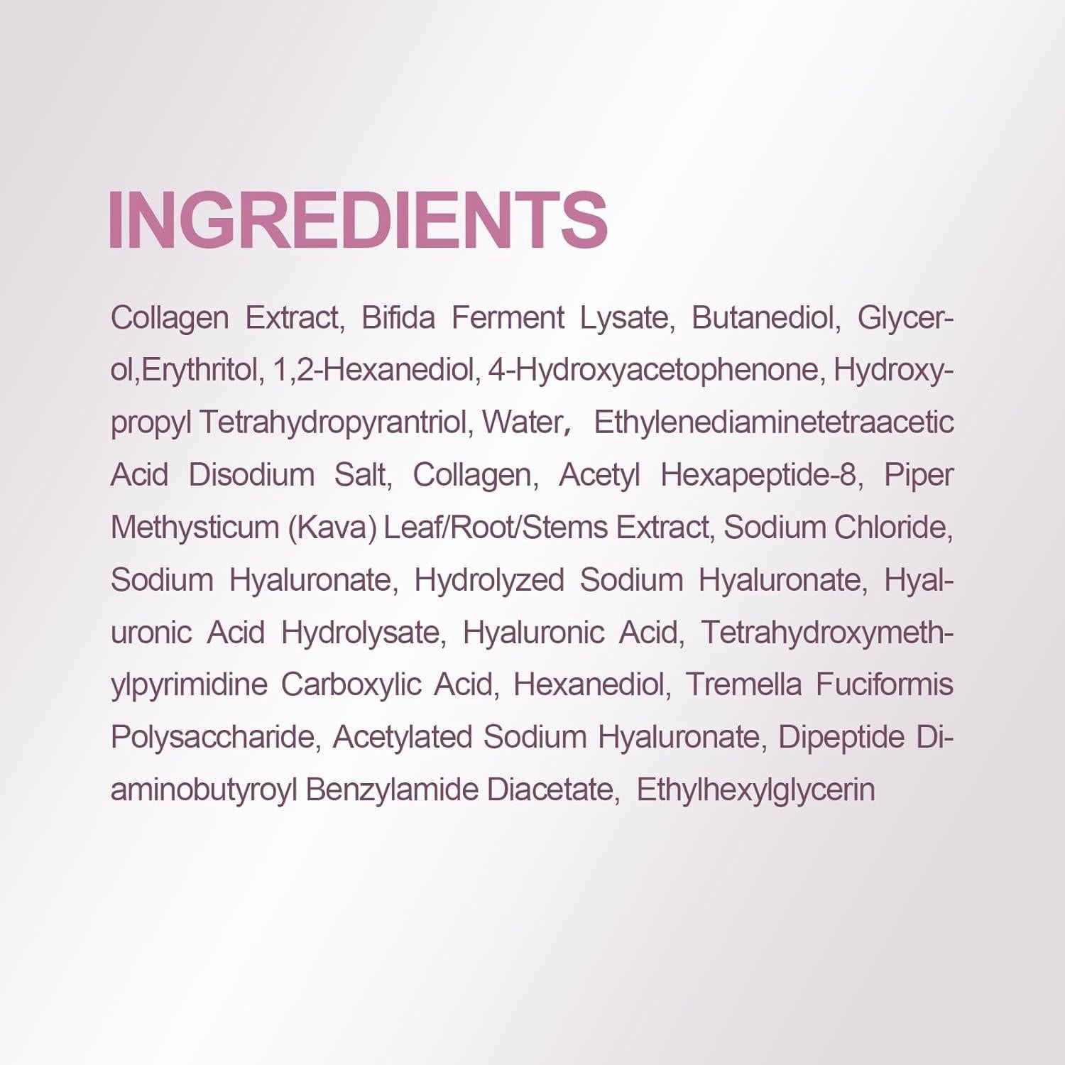 Humanized Collagen Real Deep Overnight Mask,Hydrating Firming,Anti-ageing Hydrogel Mask,for All Skin Types,Elasticity Improvement,Pore Minimizing,Minimize Wrinkles,1Pcs,Pink