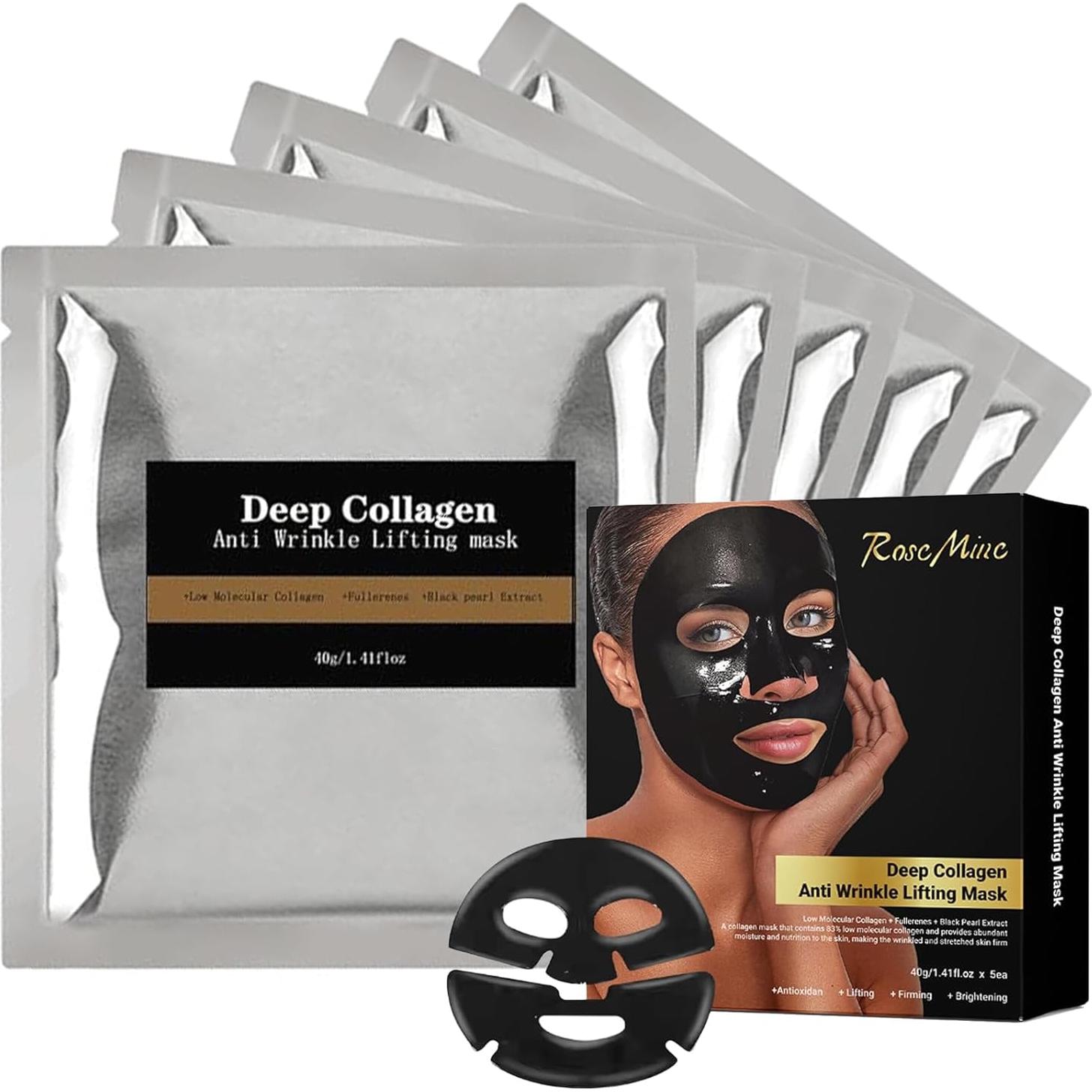 Mascarilla Facial Bio-Colágeno Reepic - 5 Unidades Hidratantes