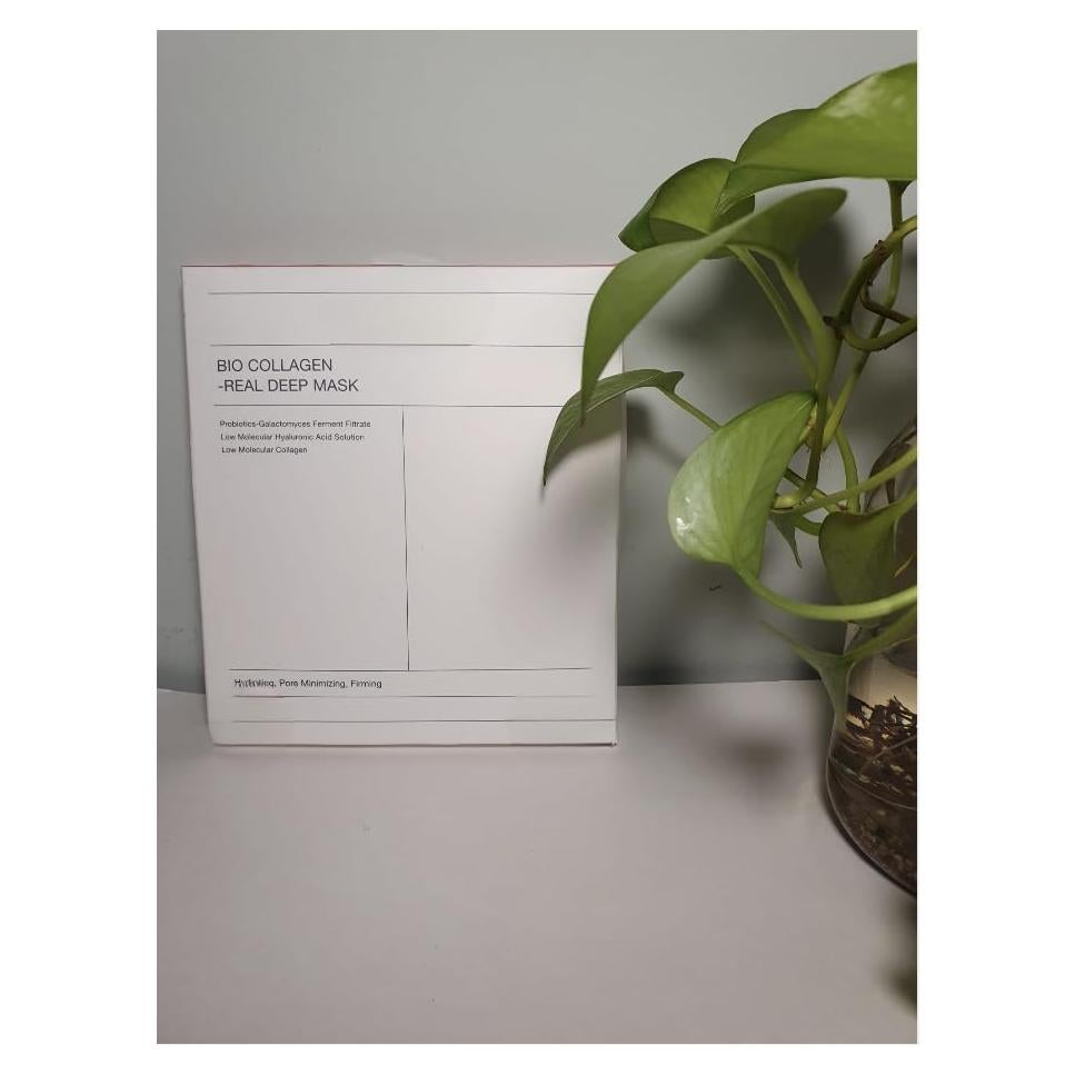 Conjunto de 4 Mascarillas Faciales Bio Collagen 34g Hidratantes