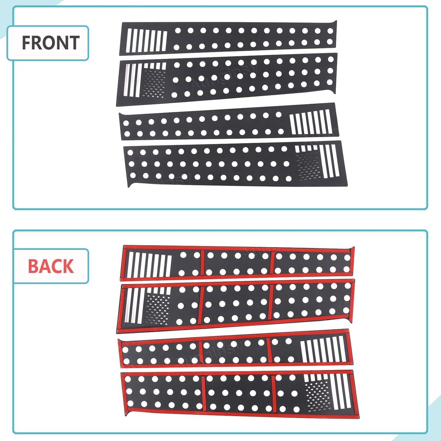 Cubierta de recubrimiento pilar C ventana Toyota Tundra/Sequoia