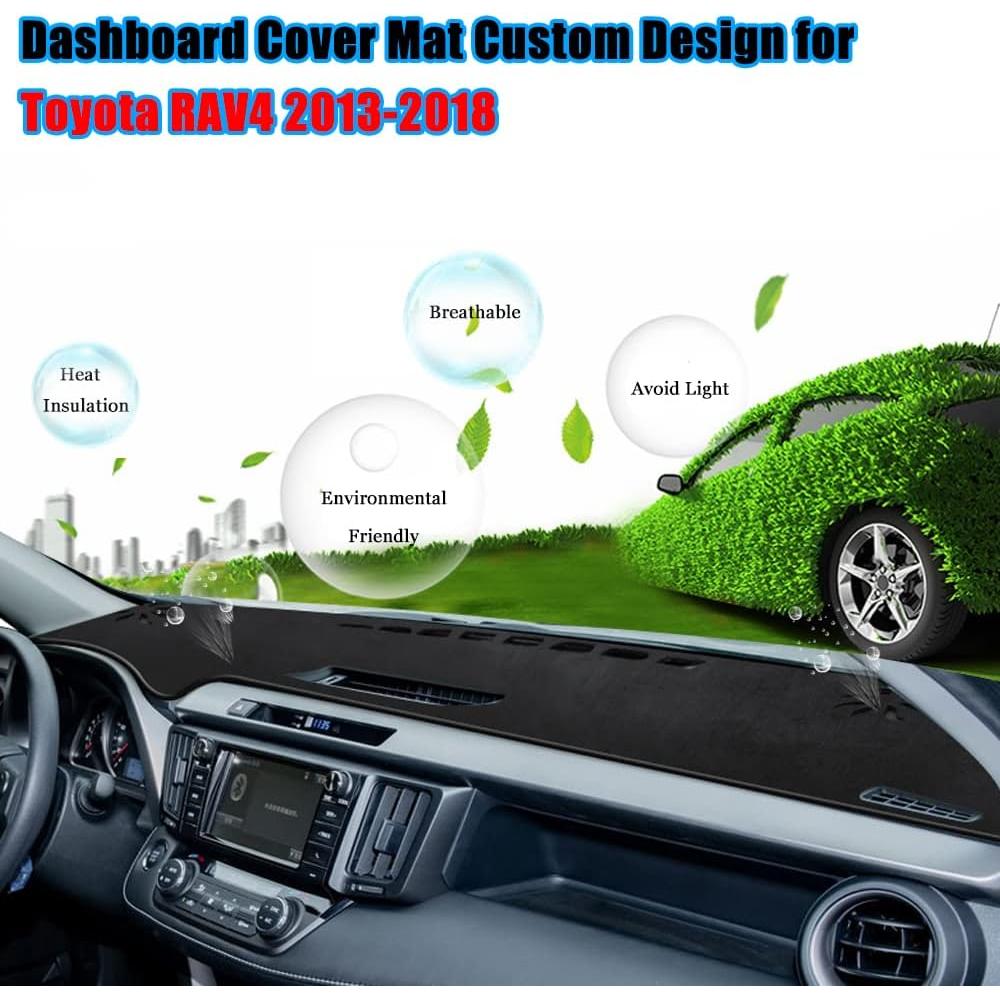 Cubierta de tablero YOFAMO para Toyota RAV4 2013-2018 - Antideslizante