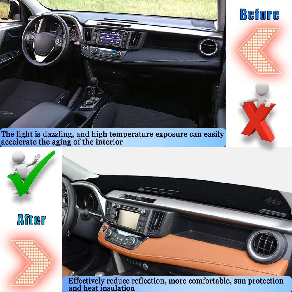 Cubierta de tablero YOFAMO para Toyota RAV4 2013-2018 - Antideslizante