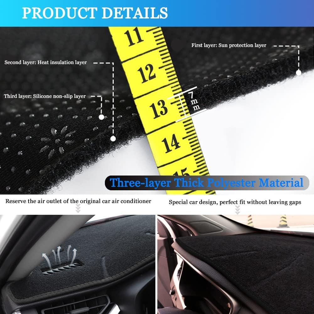 Cubierta de tablero YOFAMO para Toyota RAV4 2013-2018 - Antideslizante